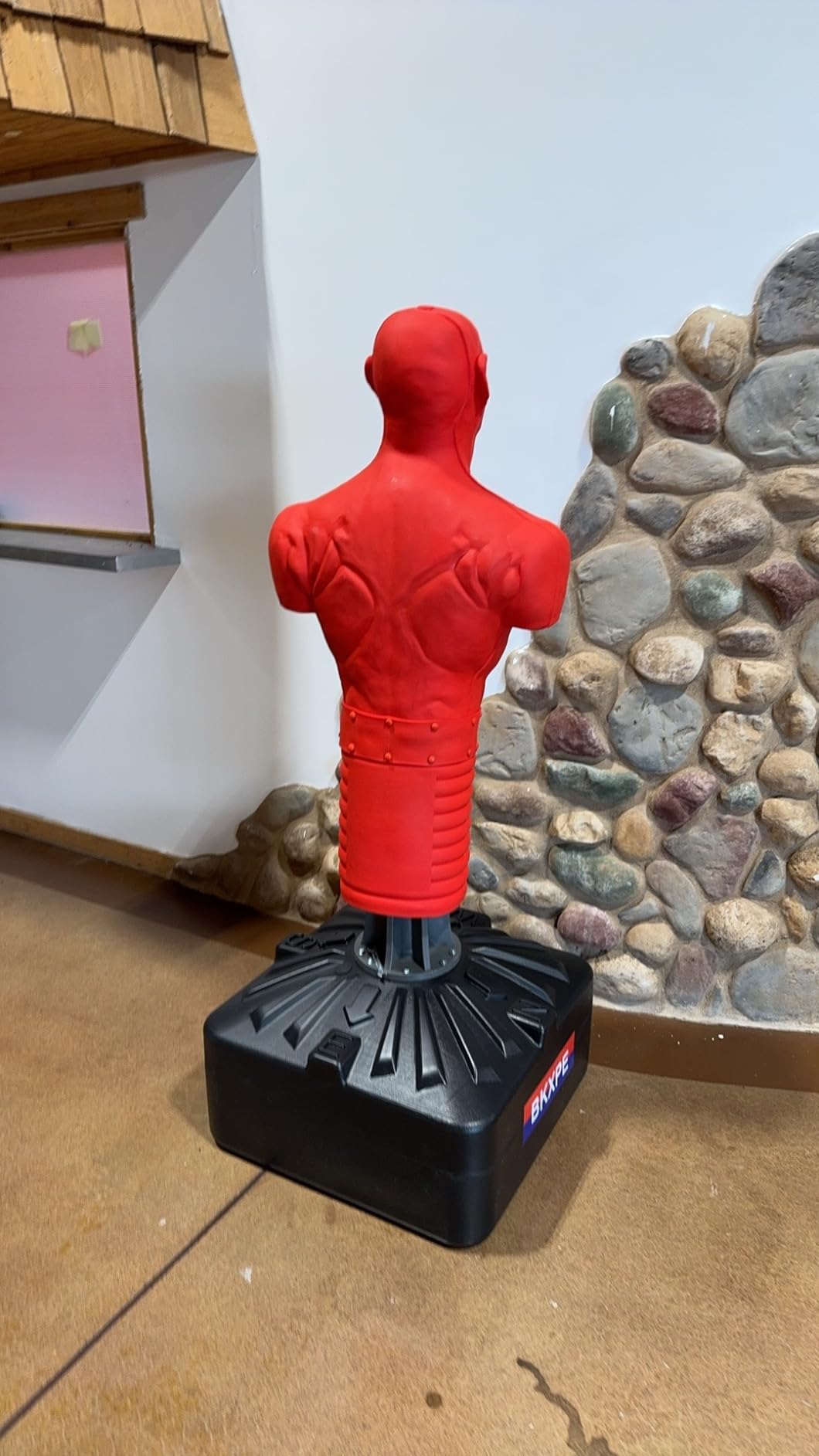 Heavy Duty Punching Bag Stand, Free Standing Boxing Dummy for Home Gym | Punching Dummy,Heavy Bag Stand,Fills with Water or Sand,No Floor Damage, Works on any Surface,With Boxing Gloves customer photo 1