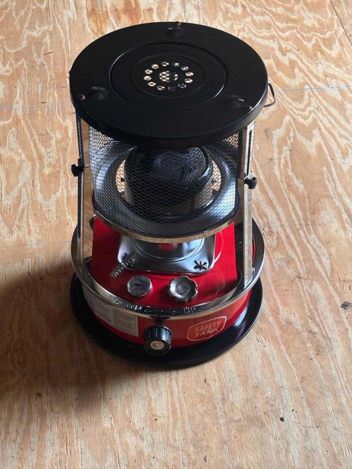 Kerosene Heater, Kerosene Heaters for Indoor Use, Portable Non Electric Stove for Camping, Outdoor, Home, Cooking, Garage, Emergency Oil Heater (4.5L, Blue) customer photo 2