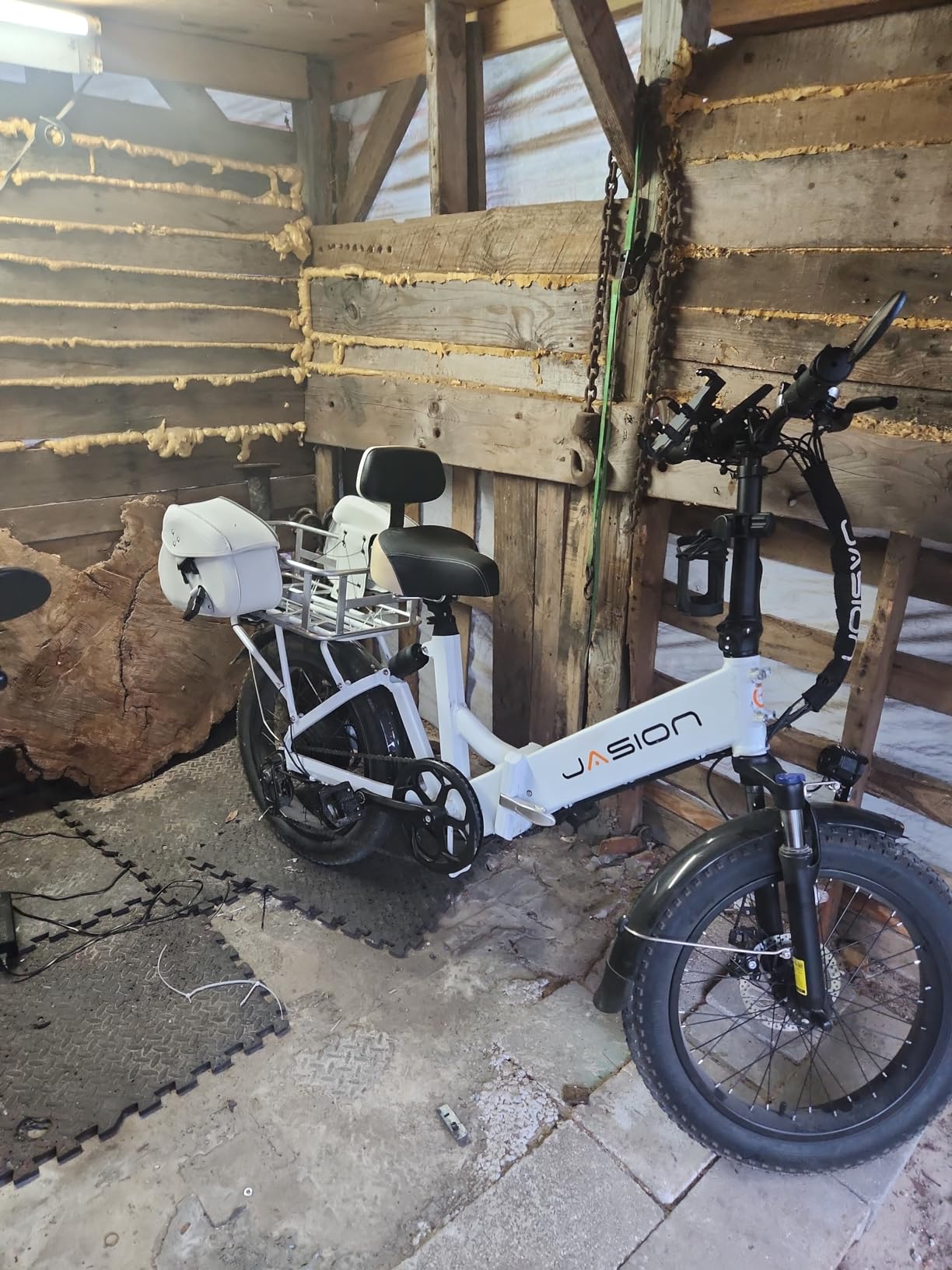 Jasion Thunder Electric Bike,1800W Peak Ebikes for Adults,26''Fat Tire Best Ebike for Men,80 Miles with 864Wh Battery,30+MPH Max Speed Bicycles,400LB Capacity,Certified by UL2849 customer photo 2