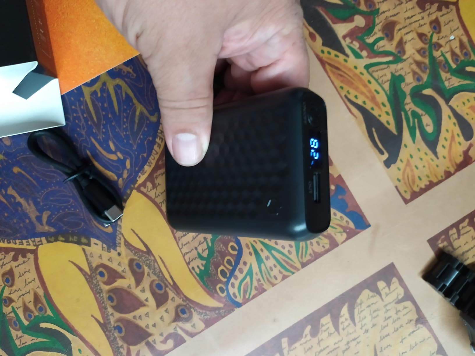 Graphene Men Waterproof Heated Jacket with 18400 mAh Battery & 20W Charger customer photo 2
