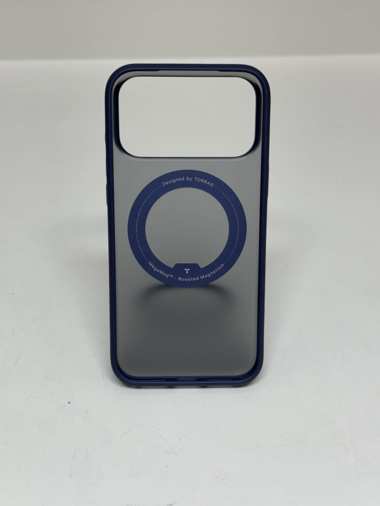 TORRAS for iPhone 17 Pro Case, 360 Magnetic Stand, Translucent Deep Blue | [Fit for MagSafe] [360° Rotating Kickstand] 4X Mil-Grade Shockproof, Camera Button, Slim, O3 Fitness Series, 6.3