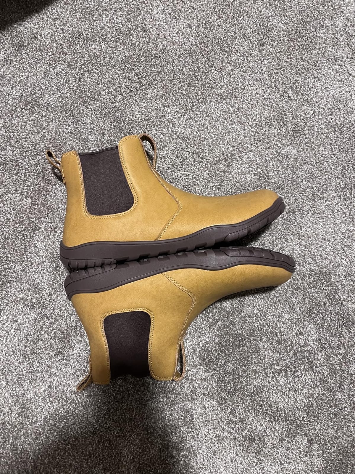 Chelsea Barefoot Boot for Men- Wide Toe Box Zero Drop Slip On Minimalist Hi-Top Shoes customer photo 1