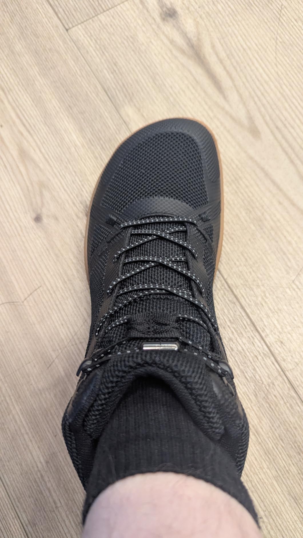 Men's Barefoot Boot - Zero Drop Wide Toe Minimalist Sneakers Ankle Support Hiking Shoes customer photo 2