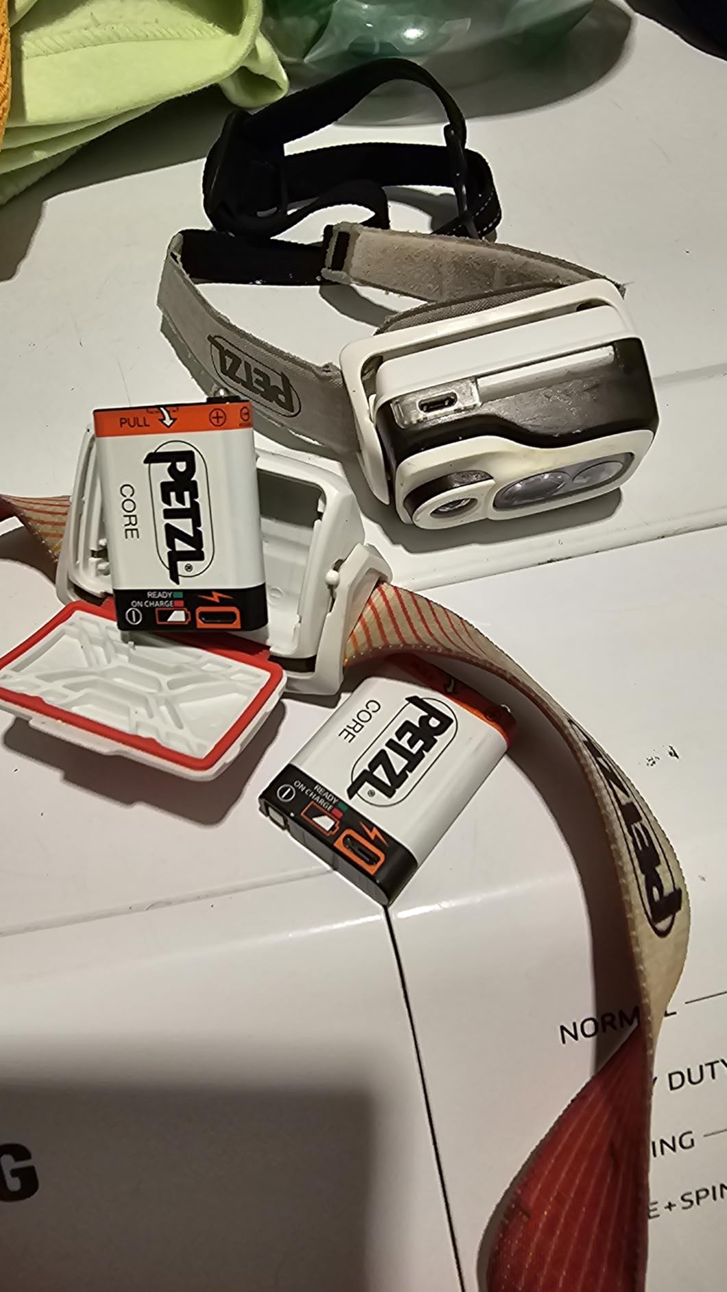 Petzl ACTIK CORE Headlamp - Powerful, Rechargeable 650 Lumen Light - Blue customer photo 2