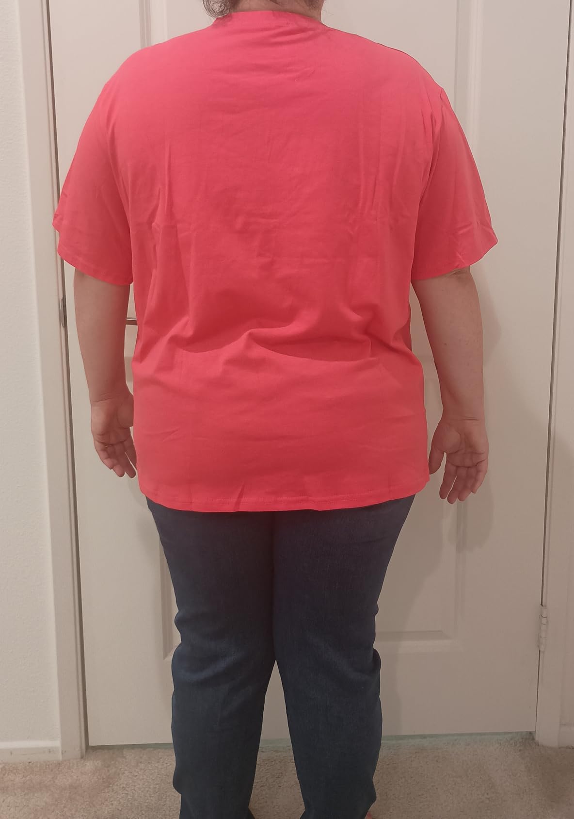Plus Size Tops Oversized Tshirts for Women Loose Fit Crewneck Basic Tees customer photo 2
