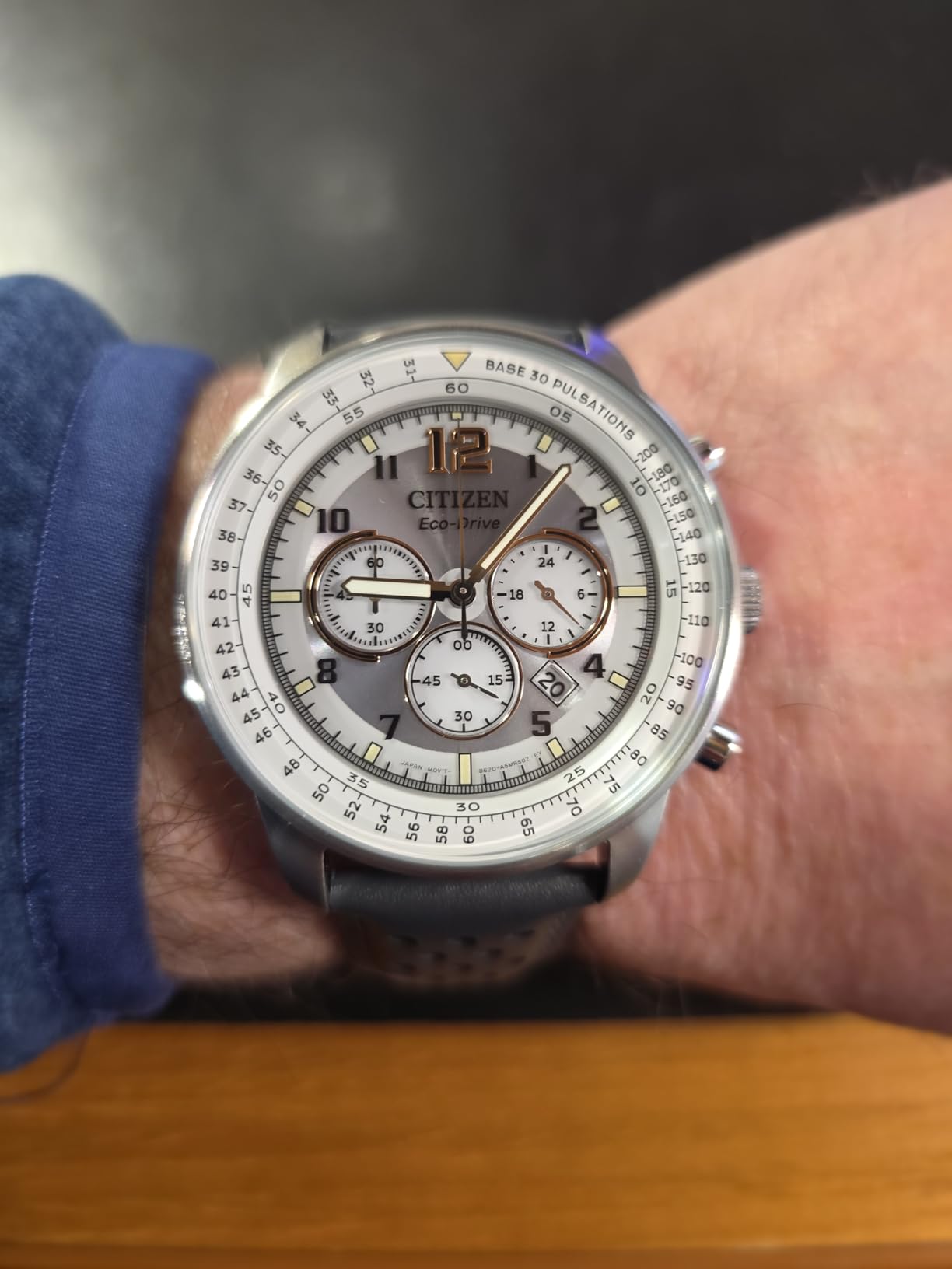 Citizen Men's Eco-Drive Sport Casual Chronograph Watch customer photo 1