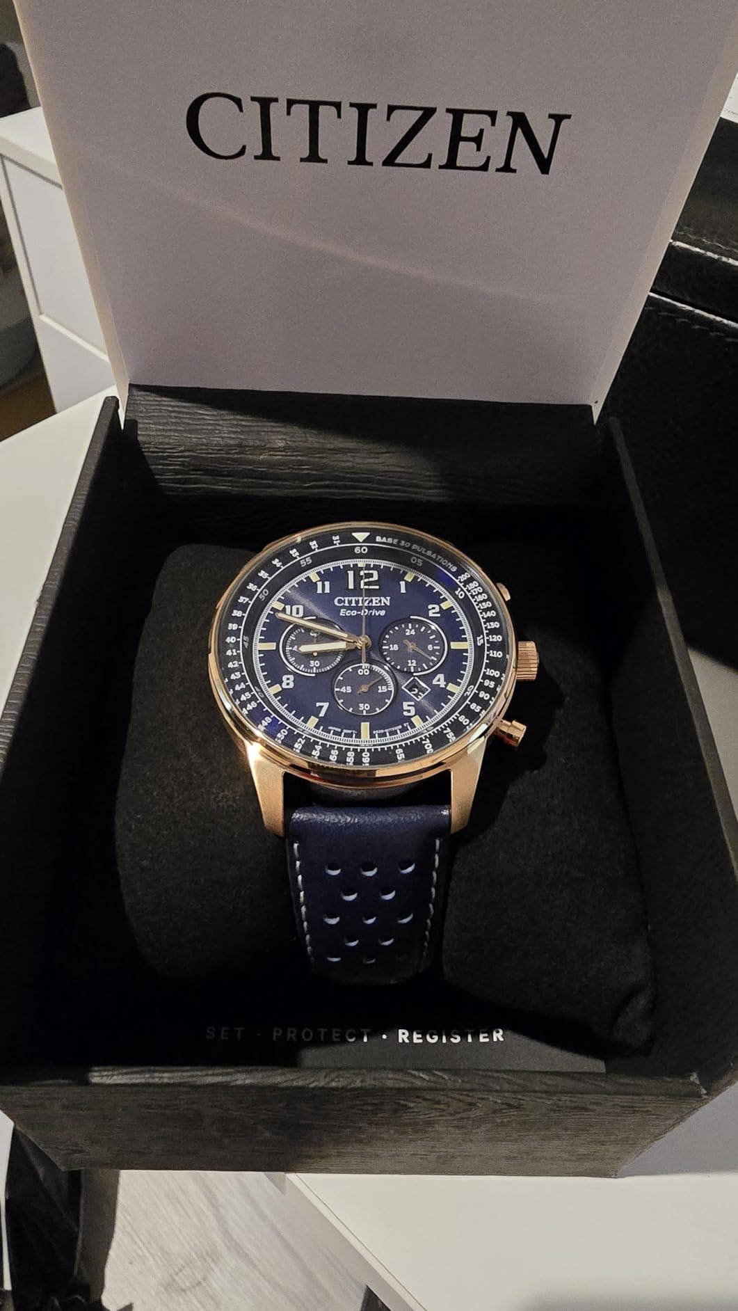 Citizen Men's Eco-Drive Sport Casual Chronograph Watch customer photo 2