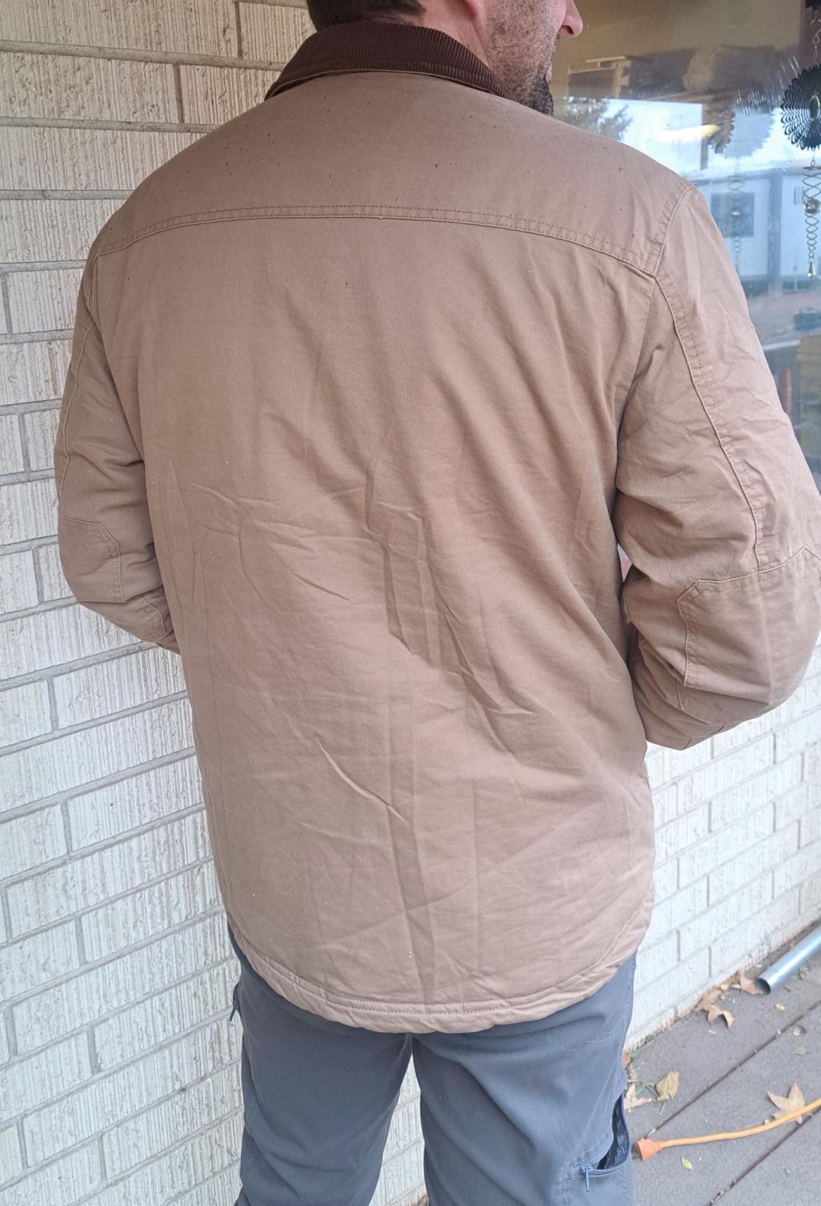 Rdruko Men's Barn Jackets Canvas Work Trucker Detroit Winter Coat customer photo 1