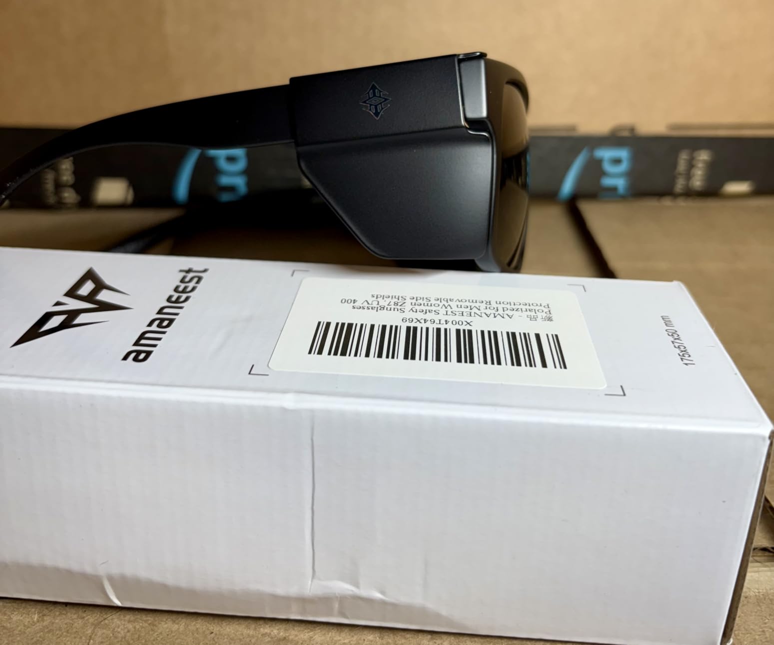 Z87 Safety Sunglasses Polarized for Men Women | Removable Side Shields UV 400 Protection, Fishing Driving Working customer photo 2