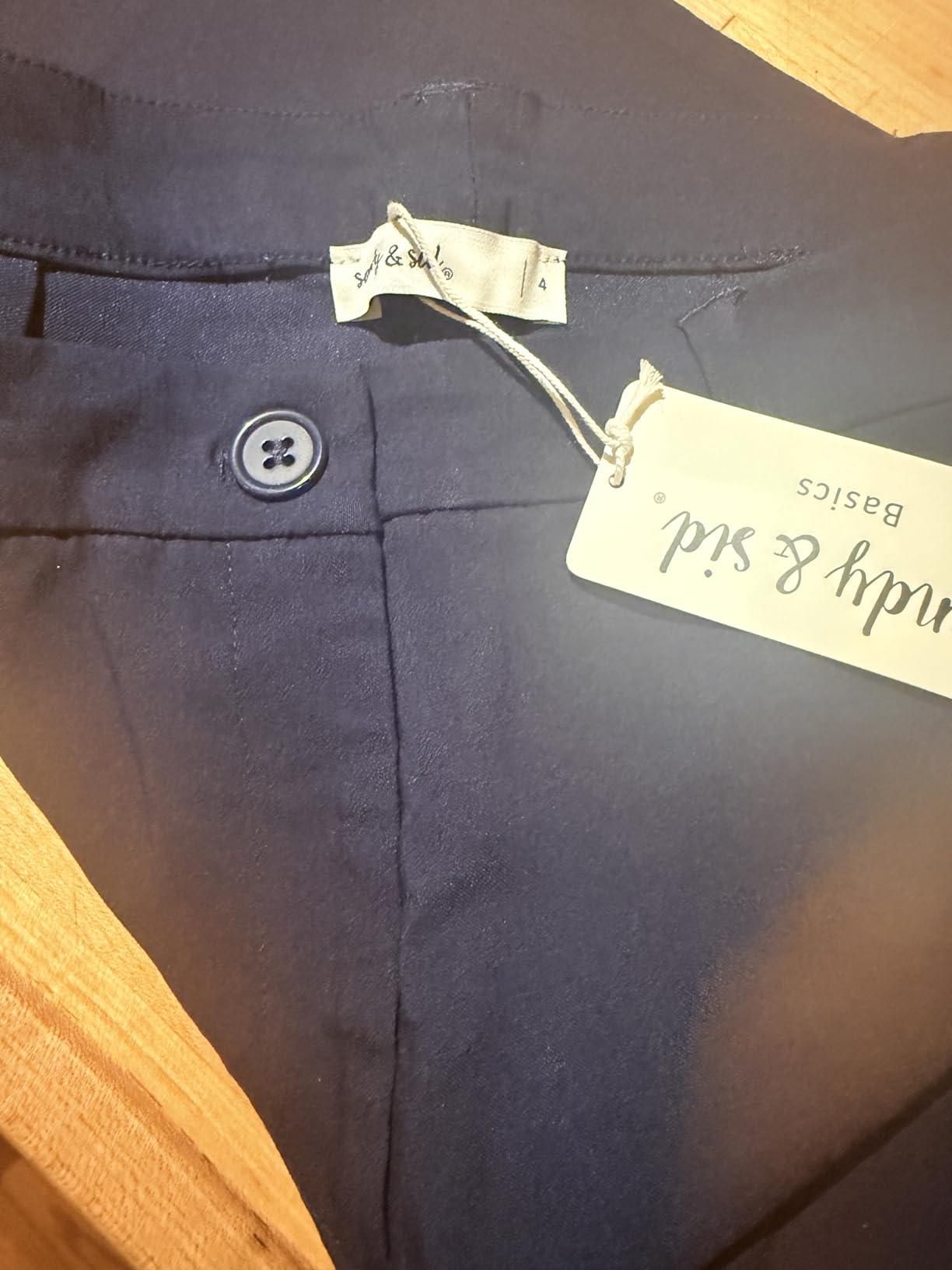 Sandy&Sid Comfort Stretch Work Pants, for Petite & Plus Size Women, Cropped Ankle Black Business Casual Slacks customer photo 2