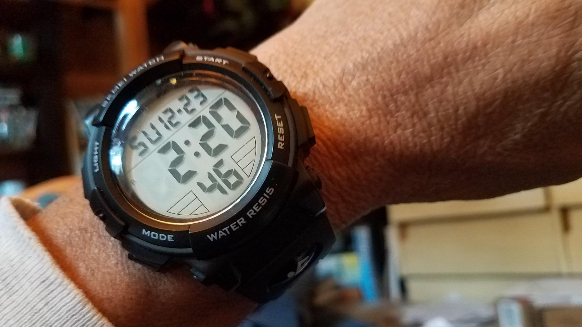 Digital Watch for Men Tactical Military Waterproof Sports Wristwatch Nylon customer photo 1