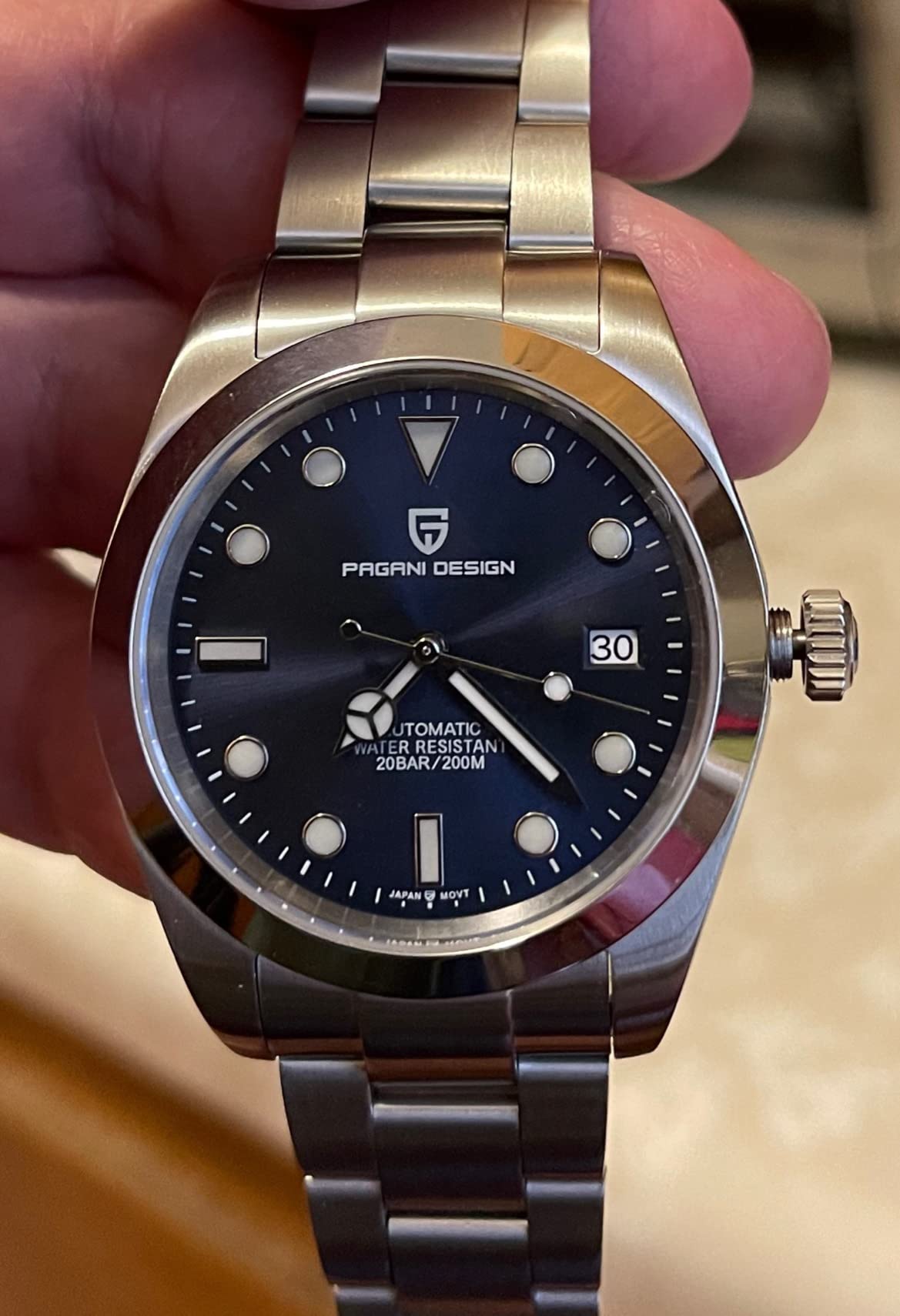 Pagani Design Men's Classic Automatic Watch -200M Waterproof Sports Diving Watch customer photo 1