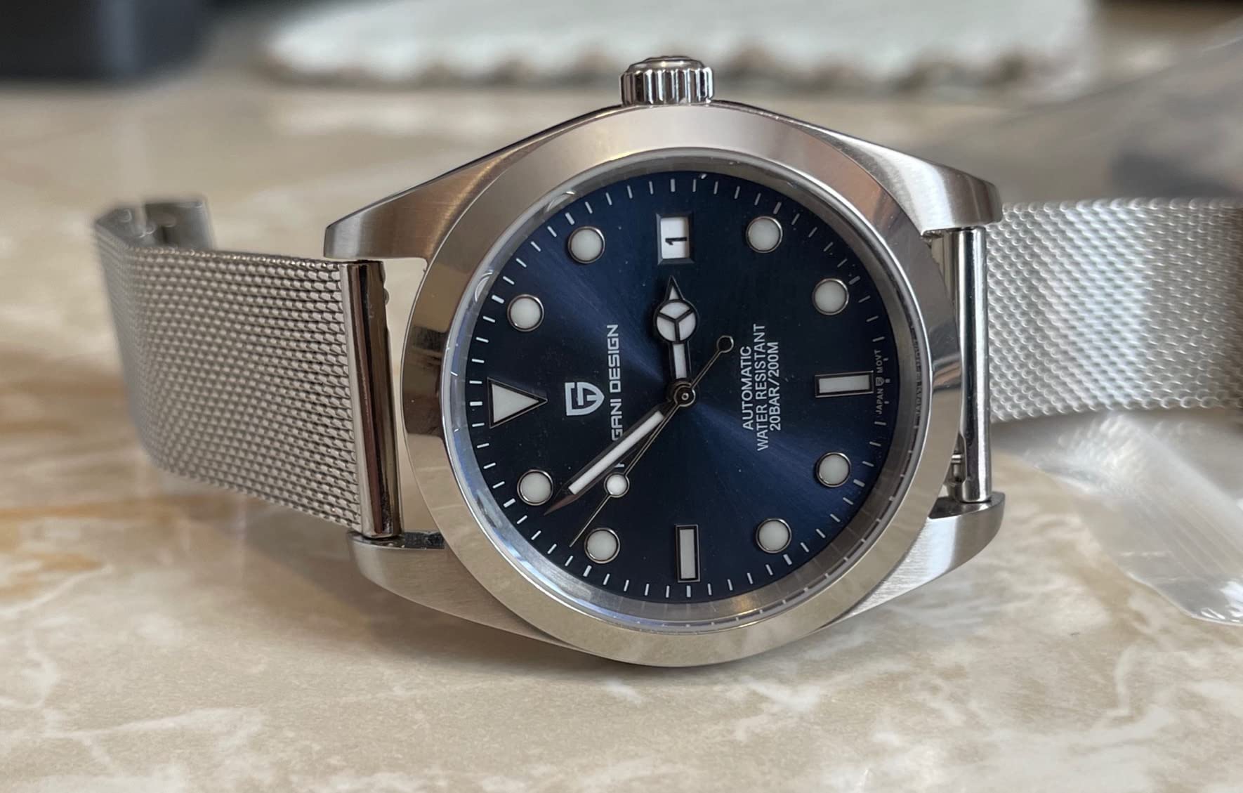Pagani Design Men's Classic Automatic Watch -200M Waterproof Sports Diving Watch customer photo 2