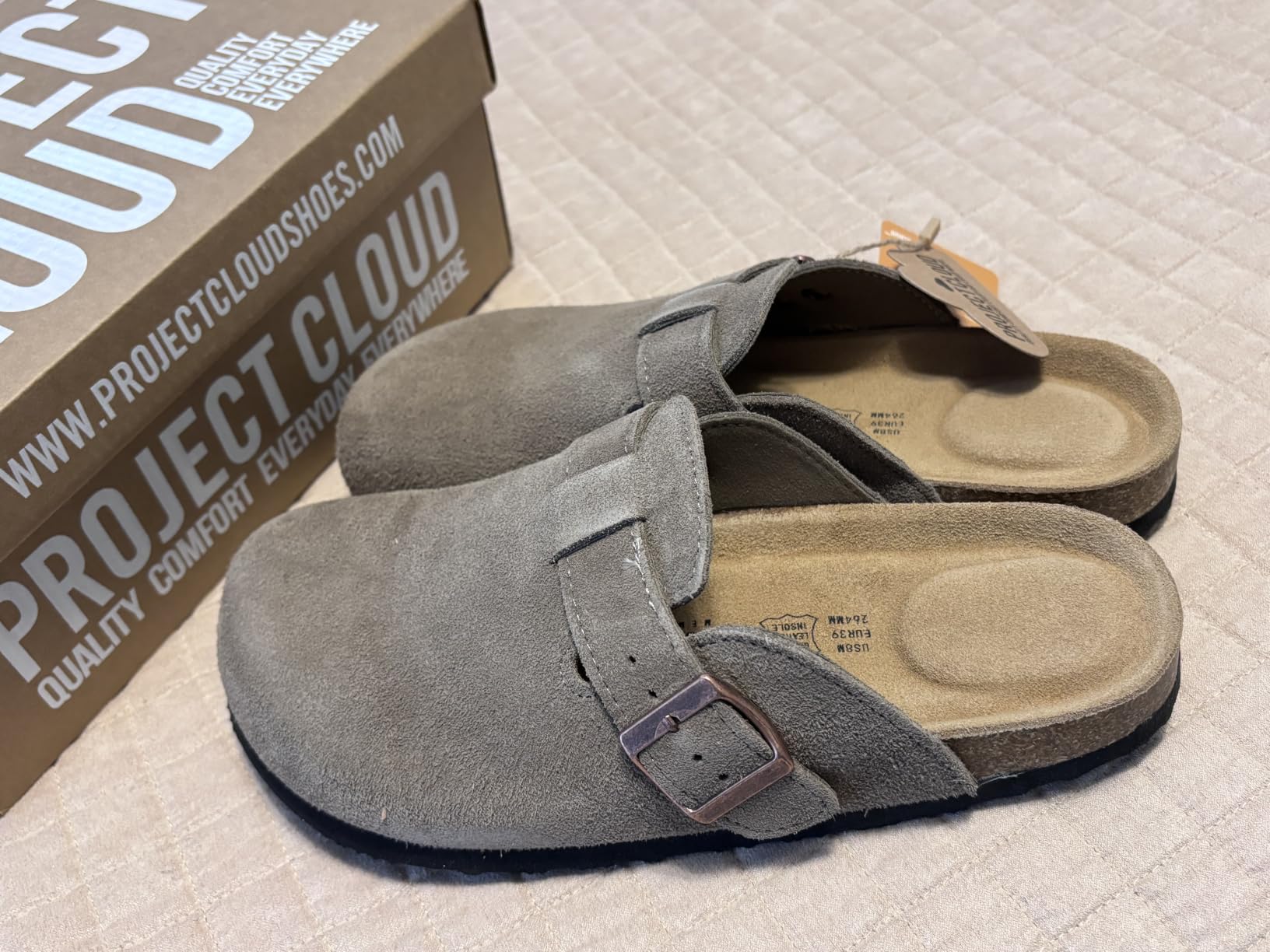 100% Genuine Leather Slip-on Footbed Clogs for Women - Fall Shoes for Women customer photo 1