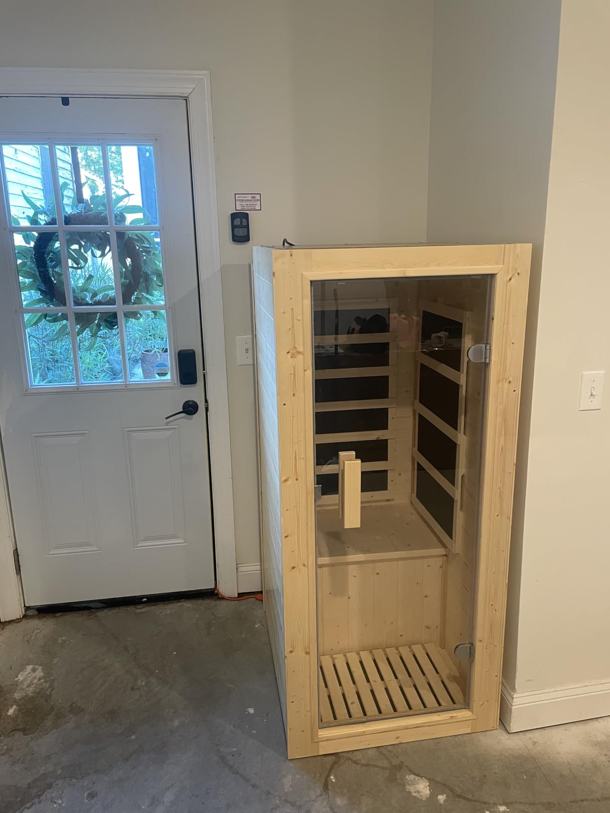 Albott 1 Person Infrared Sauna, Infrared Sauna for Home & Gym, Low EMF 110V customer photo 2