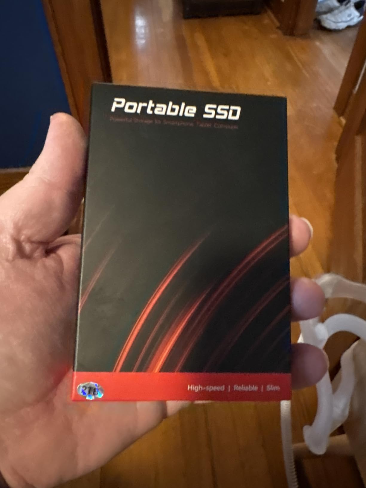 Portable External SSD 500GB, Up to 1000MB/s, USB 3.2 Gen 2 External Solid State Drive, USB-C SSD for PC, Laptop, Mac, Tablet & Game Console customer photo 2