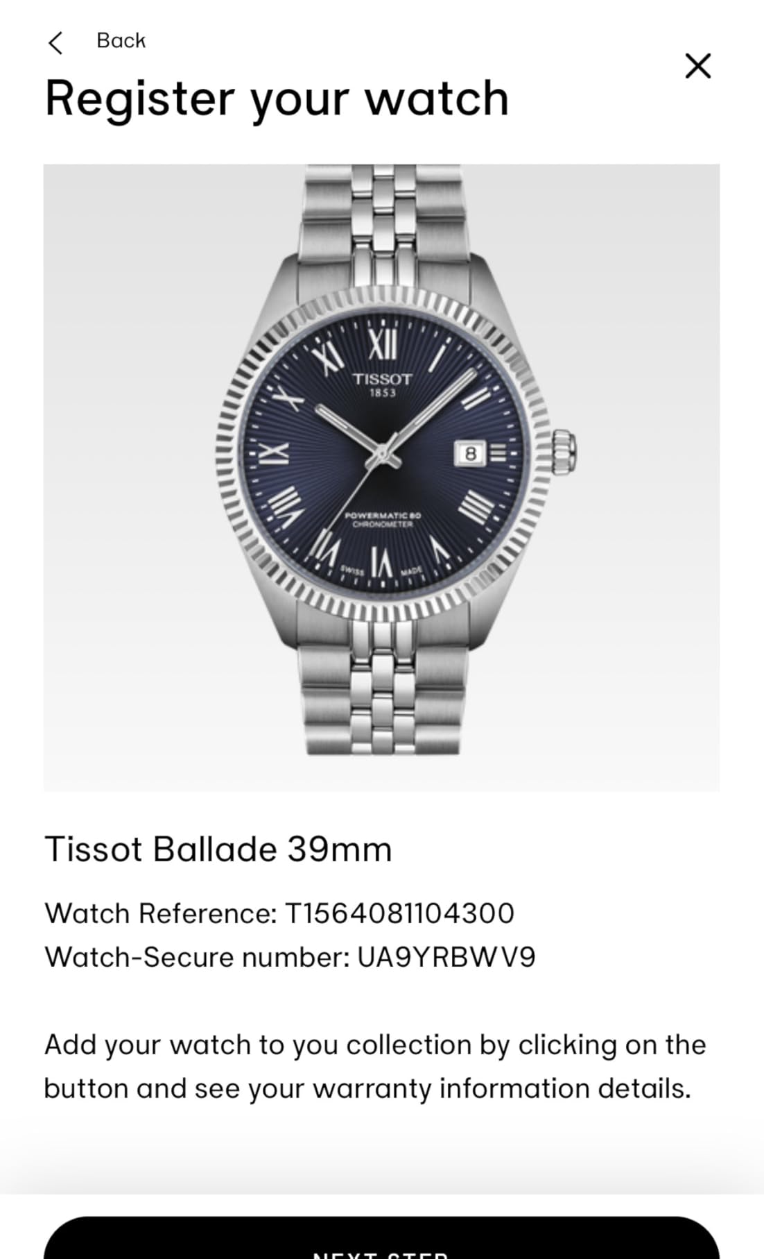 Tissot Ballade Powermatic 80 COSC 39mm, Swiss Automatic Watch for Men, Stainless Steel Case, Silver Dial, T1564081103300 customer photo 2