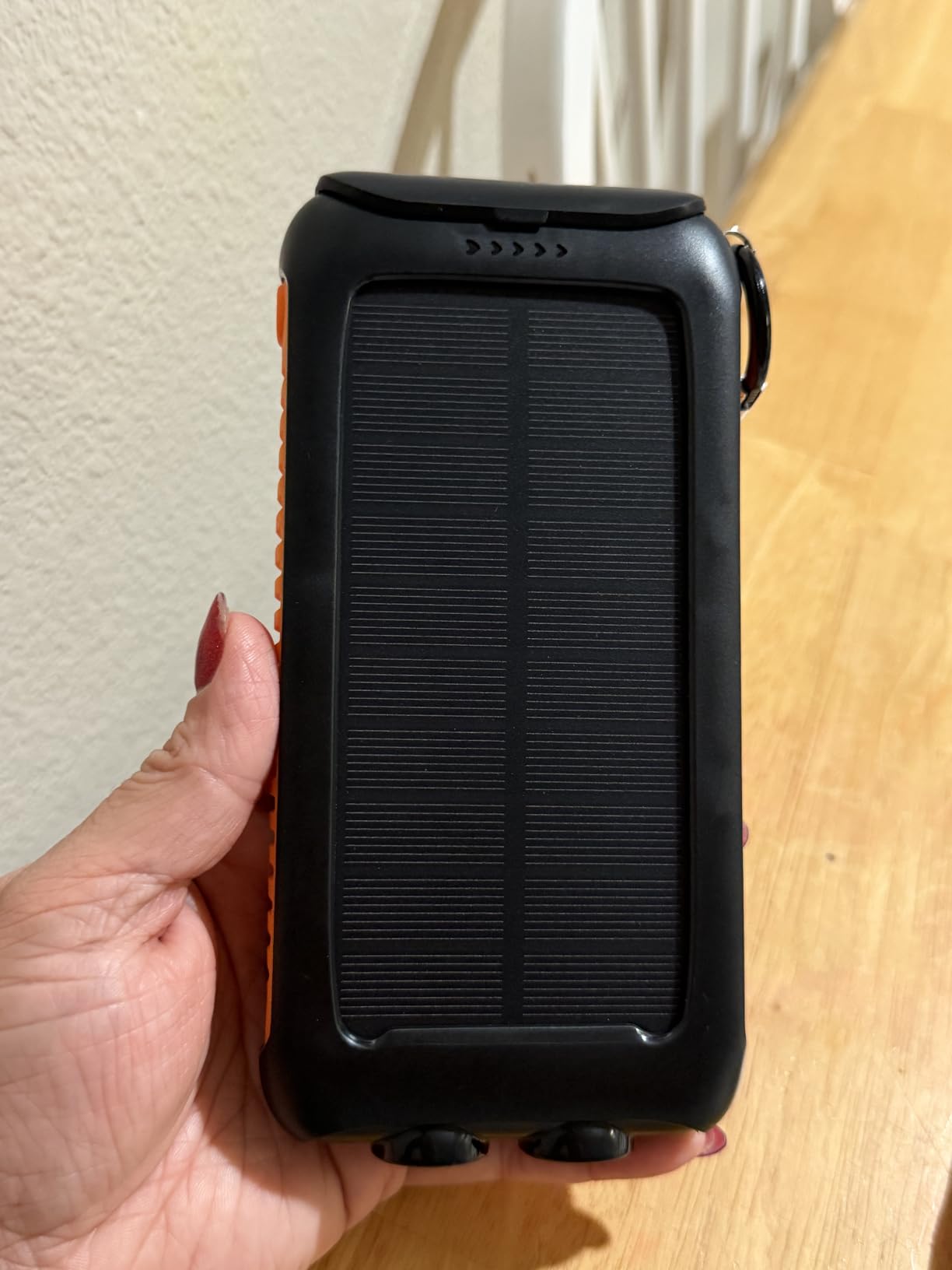 Nuynix Solar Power Bank 49800mAh, 15W Fast Charging with LED Flashlight customer photo 2