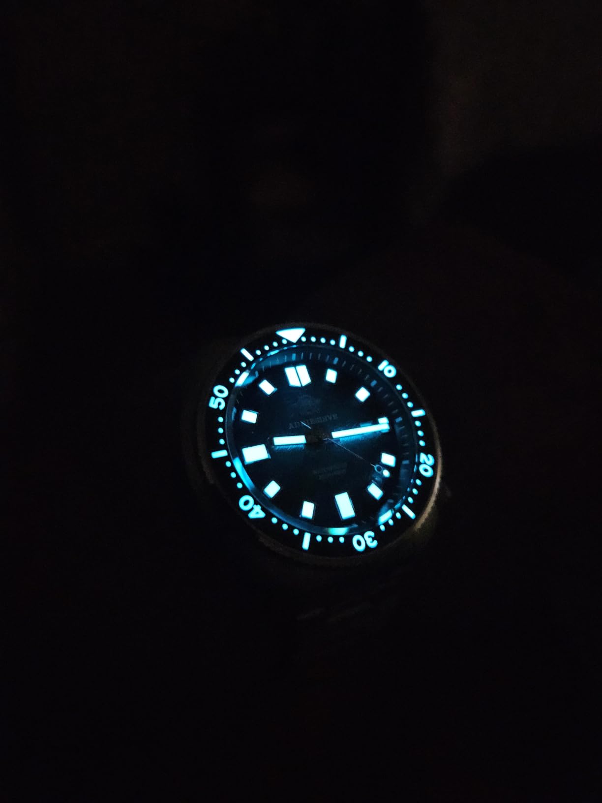 Diving Quartz Watches Synthetic Sapphire 200 M Waterproof Ceramic Bezel Luminous Stainless Steel Big Face Watch for Men customer photo 1