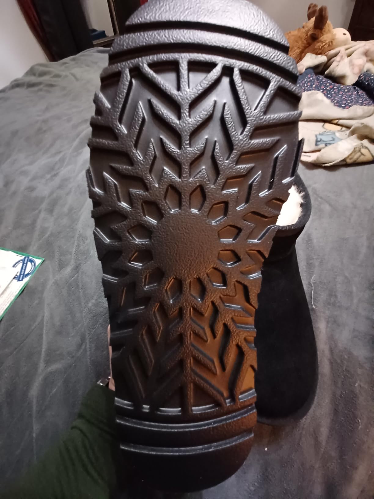 100% Sheepskin Mini Boots with Arch Support Options: Warm to -22°F customer photo 2