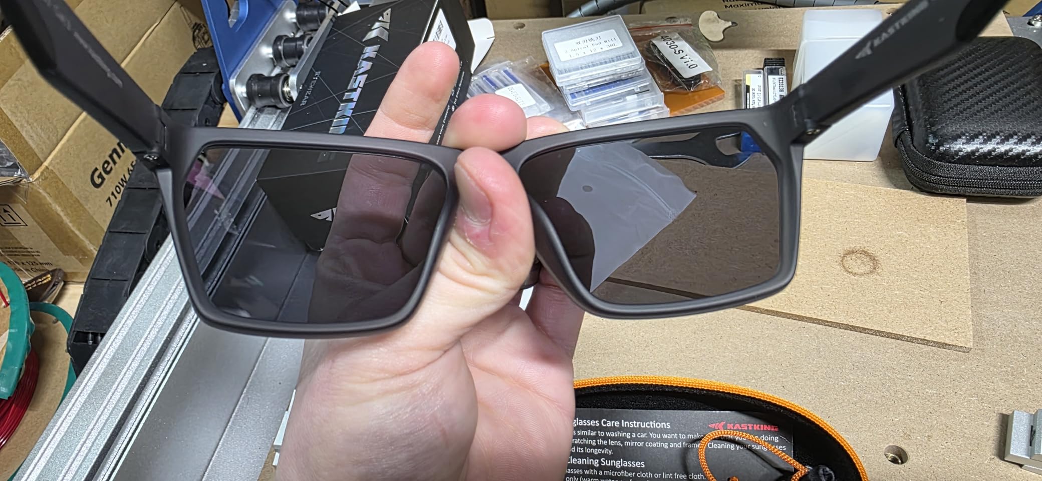 KastKing Beartrap Polarized Sport Sunglasses for Men & Women, UV Protection | PuriVex Water & Salt Repellent, Lightweight, Durable, Non-Slip Temple Pads, Ideal for Driving Fishing Cycling and Running customer photo 1