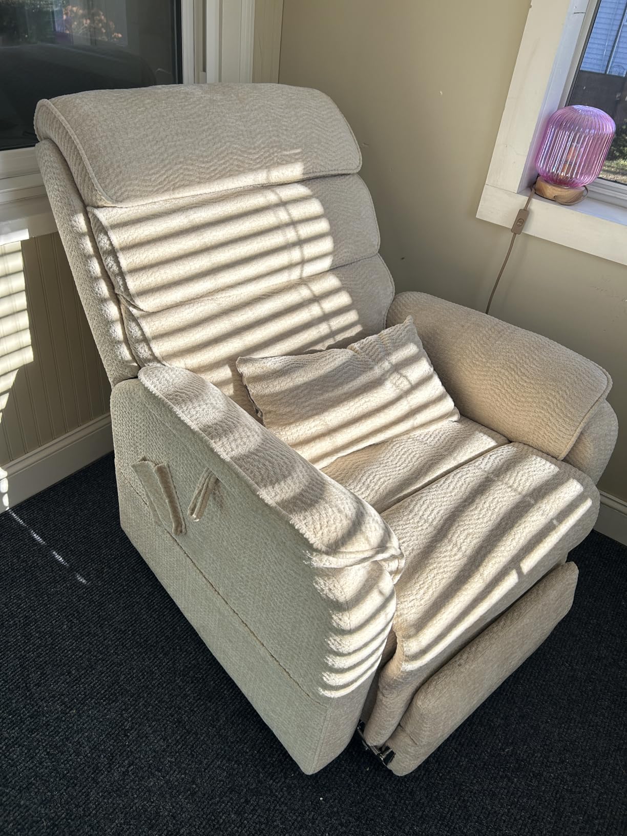 DYNOX 400 LBS Genuine Leather Big Tall Man Large-Wide Power Dual Motor Lift Recliners Chairs for Elderly, Lay Flat with Heat, Massage & Extended Footrest(9298L,Camel) customer photo 1