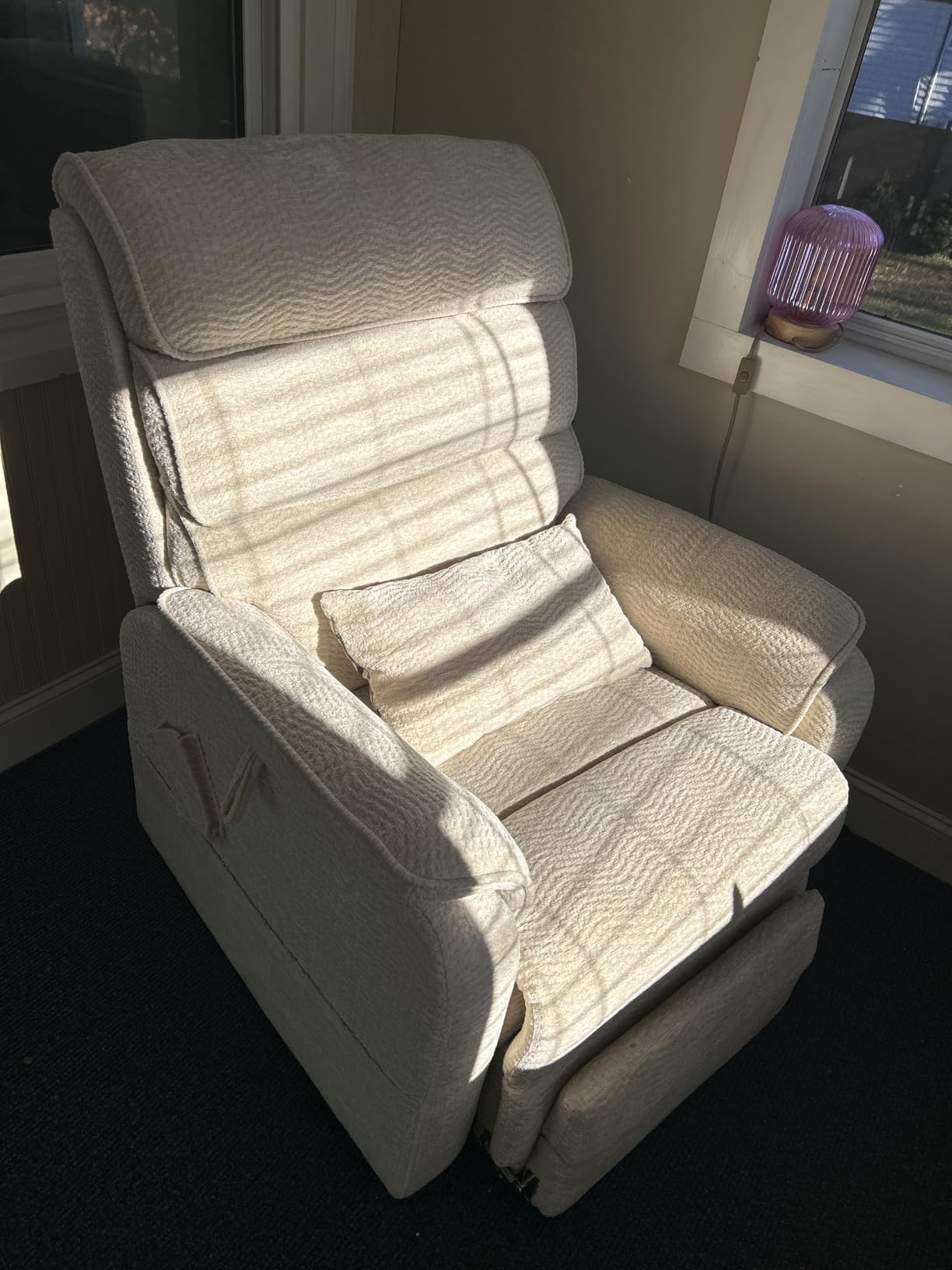 DYNOX 400 LBS Genuine Leather Big Tall Man Large-Wide Power Dual Motor Lift Recliners Chairs for Elderly, Lay Flat with Heat, Massage & Extended Footrest(9298L,Camel) customer photo 2