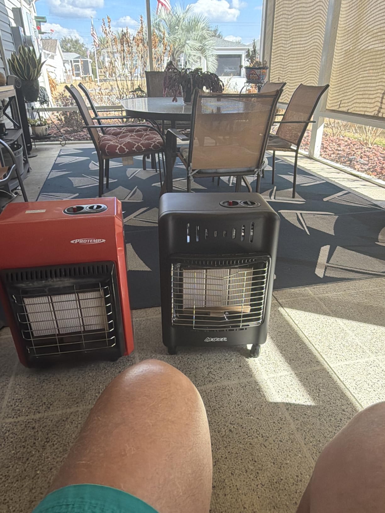 Avenger Portable Outdoor Propane Cabinet Heater – 18,000 BTU Radiant Gas Heater with Tip-Over & ODS Safety Shut-Off - Model # 22BF-A00 customer photo 2