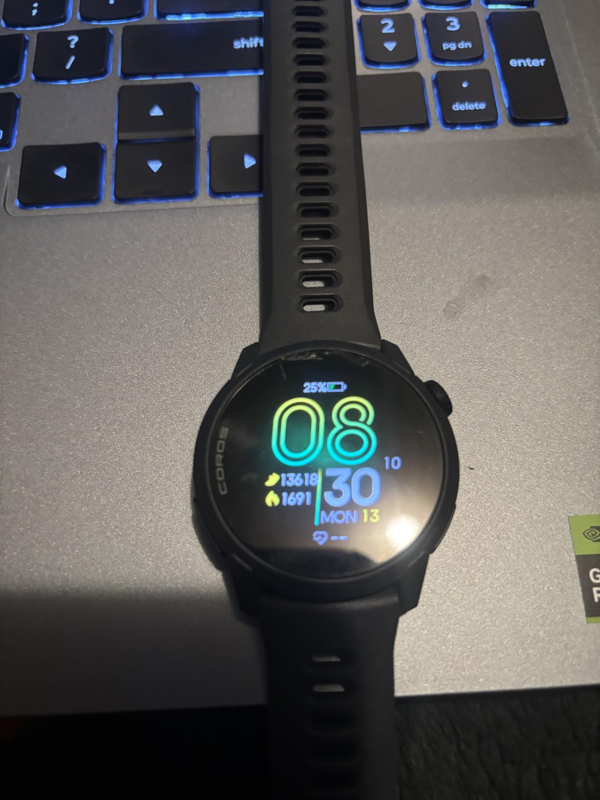COROS PACE 4 Ultralight Sport GPS Watch (Black Silicone, Standard) | 1.2