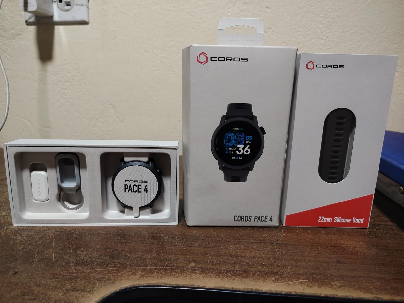 COROS PACE 4 Ultralight Sport GPS Watch (Black Silicone, Standard) | 1.2