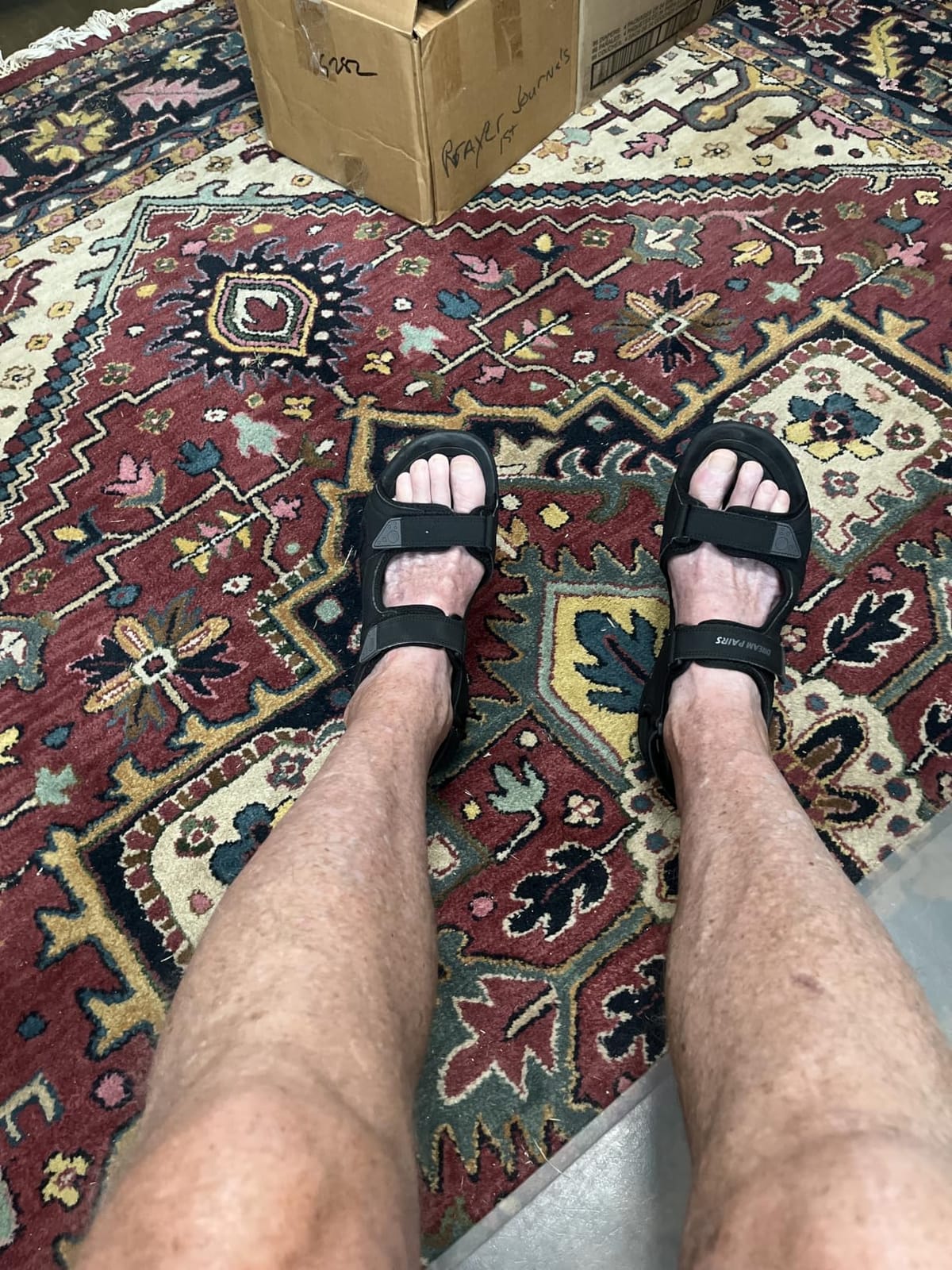 DREAM PAIRS Men's Hiking Walking Sport Water Sandals customer photo 2