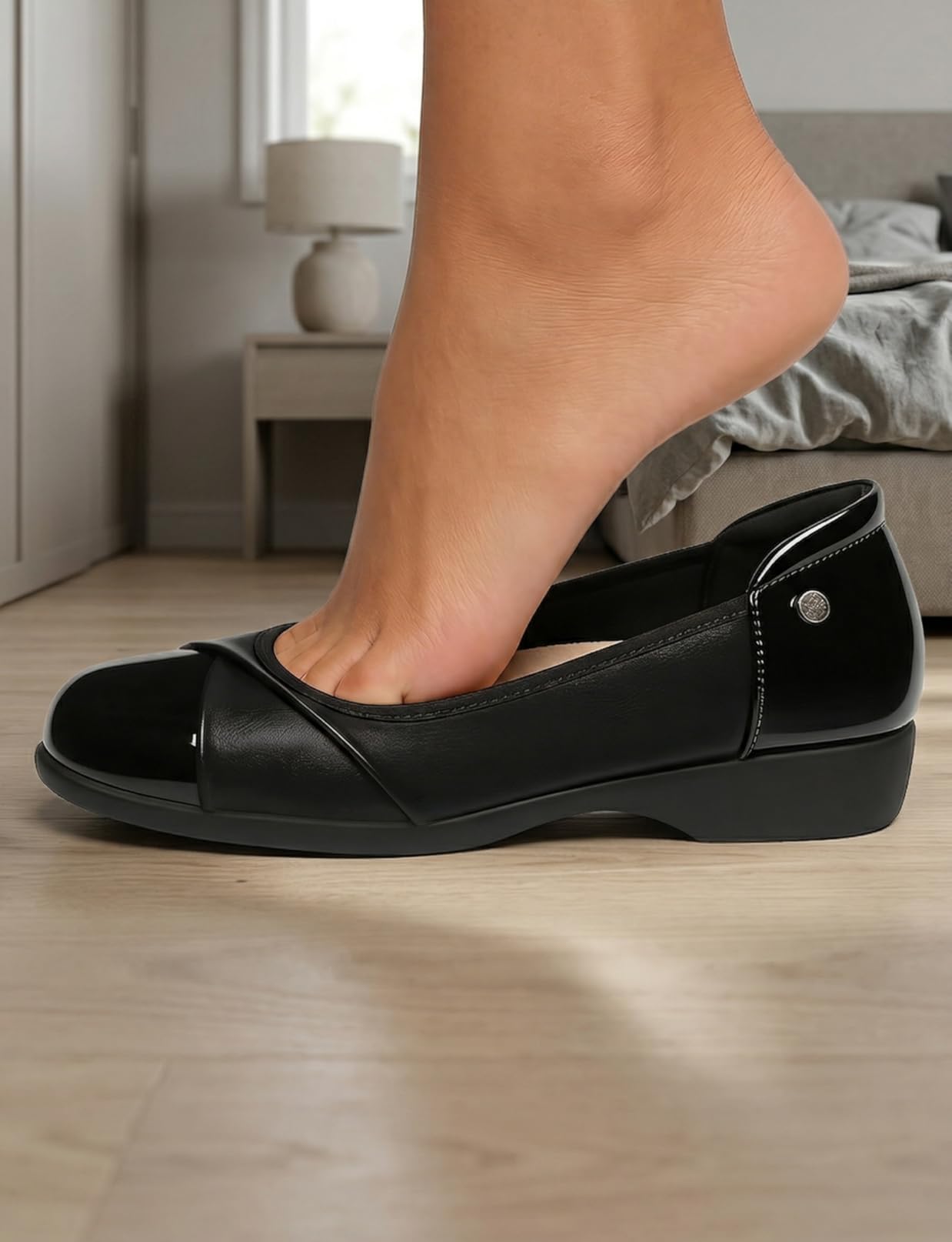 DREAM PAIRS Women's Arch Support Work Dressy Ballet Flats customer photo 2
