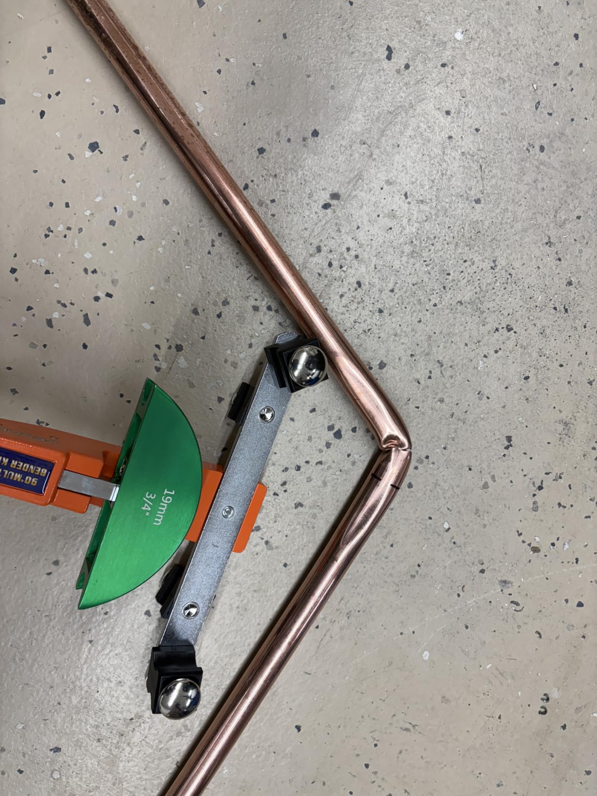 VEVOR Tubing Bender Kit, 1/4 to 7/8 Inch, Compact Ratcheting Tube Pipe Bender, Forward/Reverse Hand Bending Tool, with 7 Aluminium Alloy Dies, for Copper HVAC Air Conditioning Refrigeration Repair customer photo 1