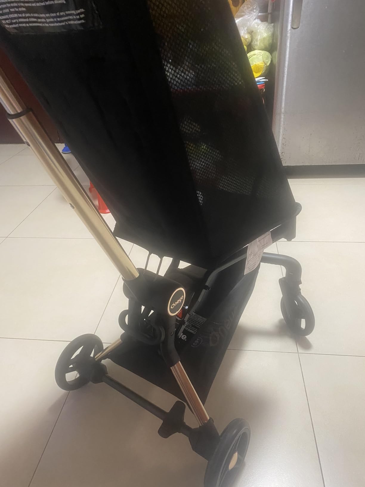 Travel Stroller for Airplane, Ultra Lightweight Baby Stroller for Toddlers | Foldable & Compact Strollers with with Canopy Jumbo Seat & Large Storage Basket, 10.19lb, Stable & One-Hand Fold, Black customer photo 1