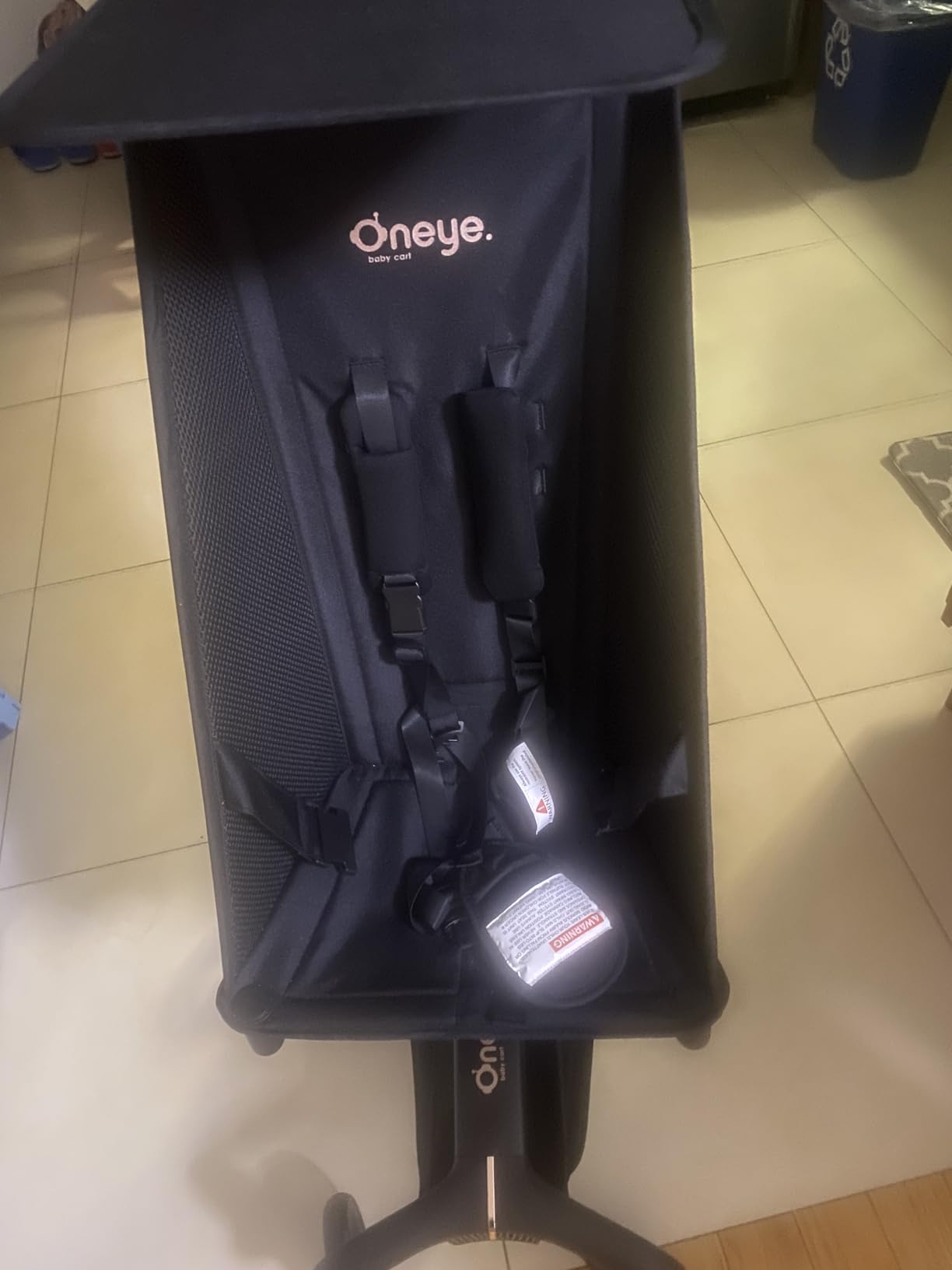 Travel Stroller for Airplane, Ultra Lightweight Baby Stroller for Toddlers | Foldable & Compact Strollers with with Canopy Jumbo Seat & Large Storage Basket, 10.19lb, Stable & One-Hand Fold, Black customer photo 2