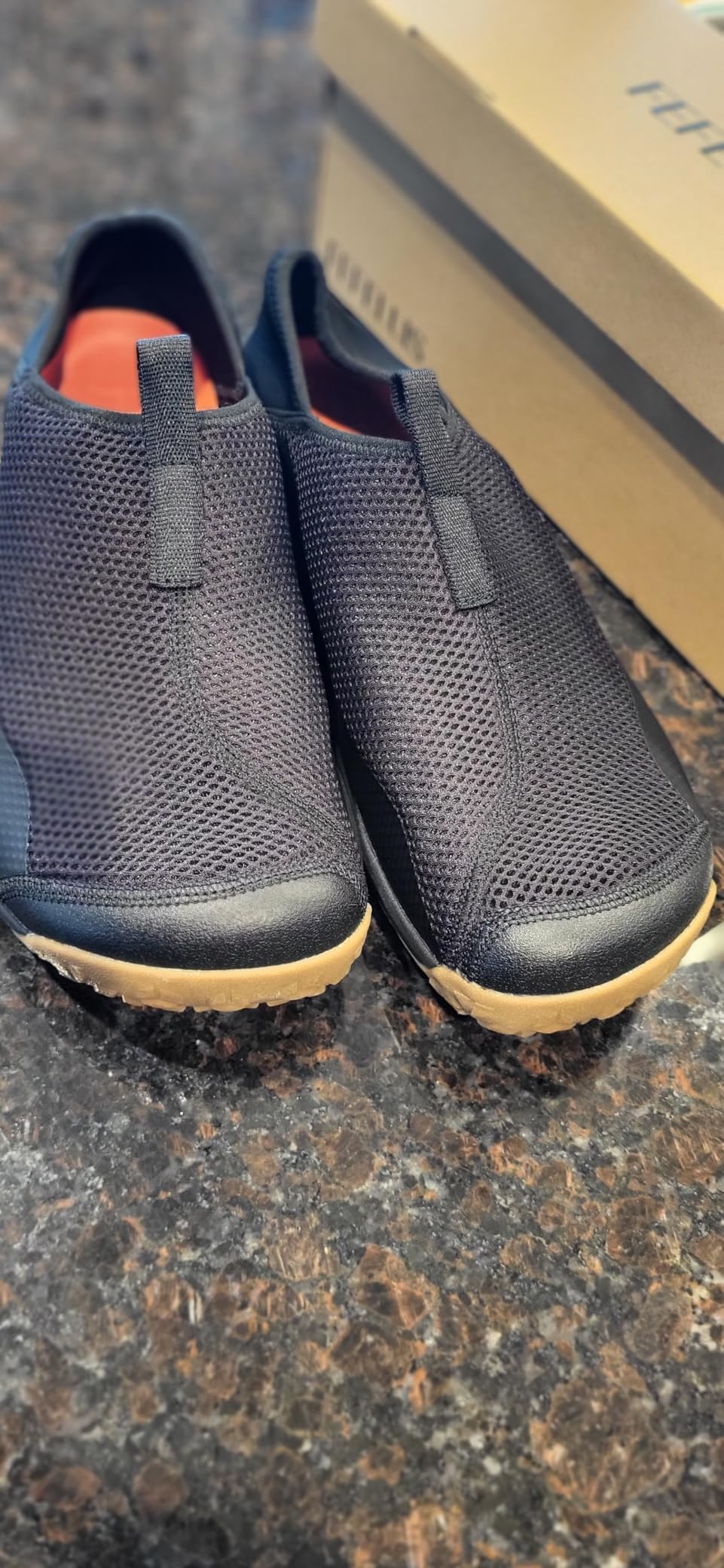 Men's Barefoot Water Shoes Wide Width Slip On Quick-Dry Aqua Socks for Beach Swim Kayak Lightweight Non-Slip customer photo 1