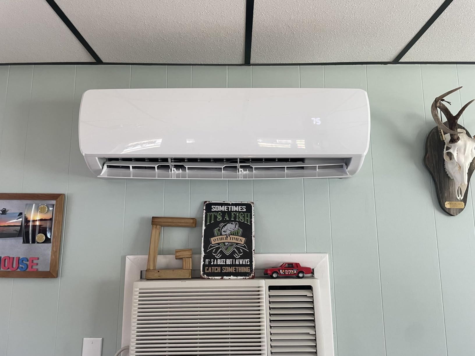 Mountman 9000 BTU Mini Split AC/Heating System,19 SEER2 110/120V Energy Efficient Ductless Inverter System,Cools Up to 450 Sq.Ft with Pre-Charged Condenser,Heat Pump & Installation Kits customer photo 2