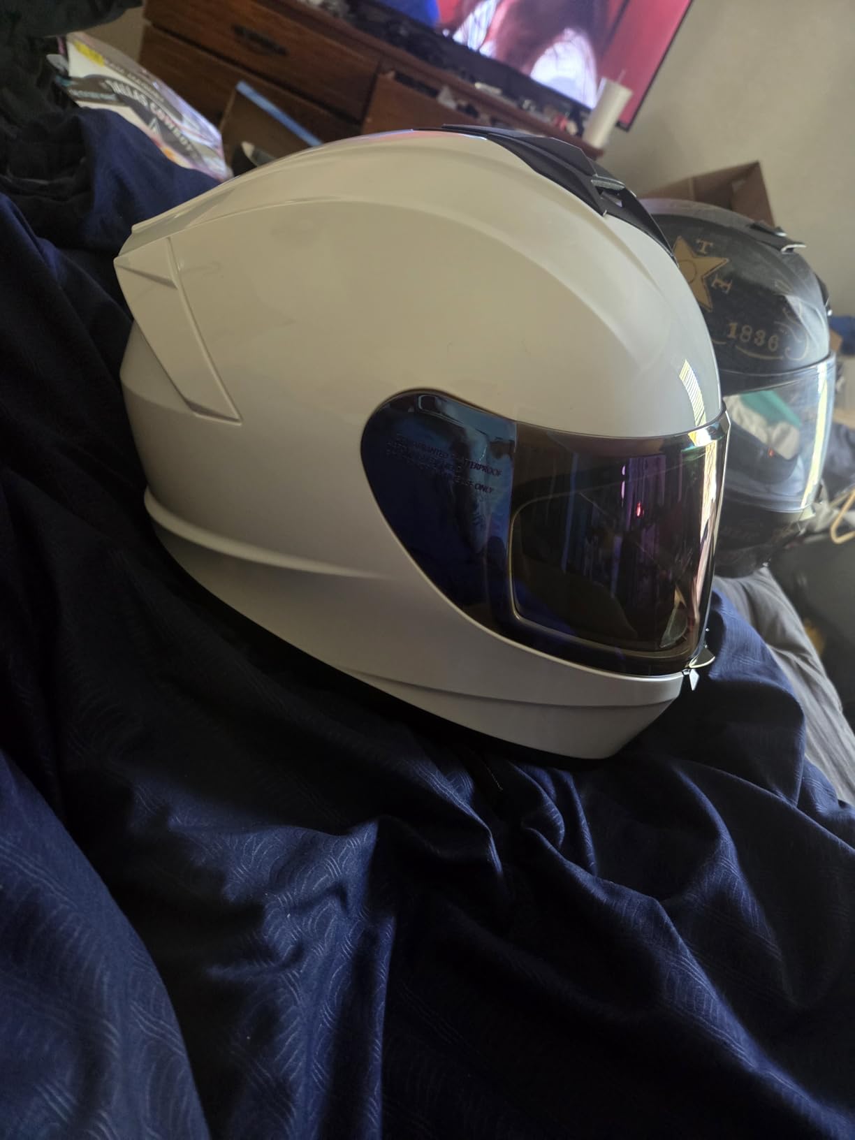 Full Face Motorcycle Helmets DOT Approved for Adult Men Women AU-T801 customer photo 2