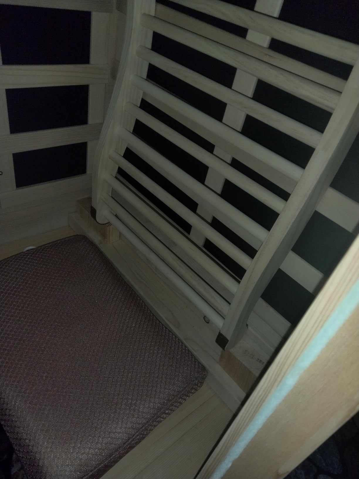 OUTEXER Sauna One Person Far Infrared Saunas Room Chilean Pine Wood 1050W customer photo 1