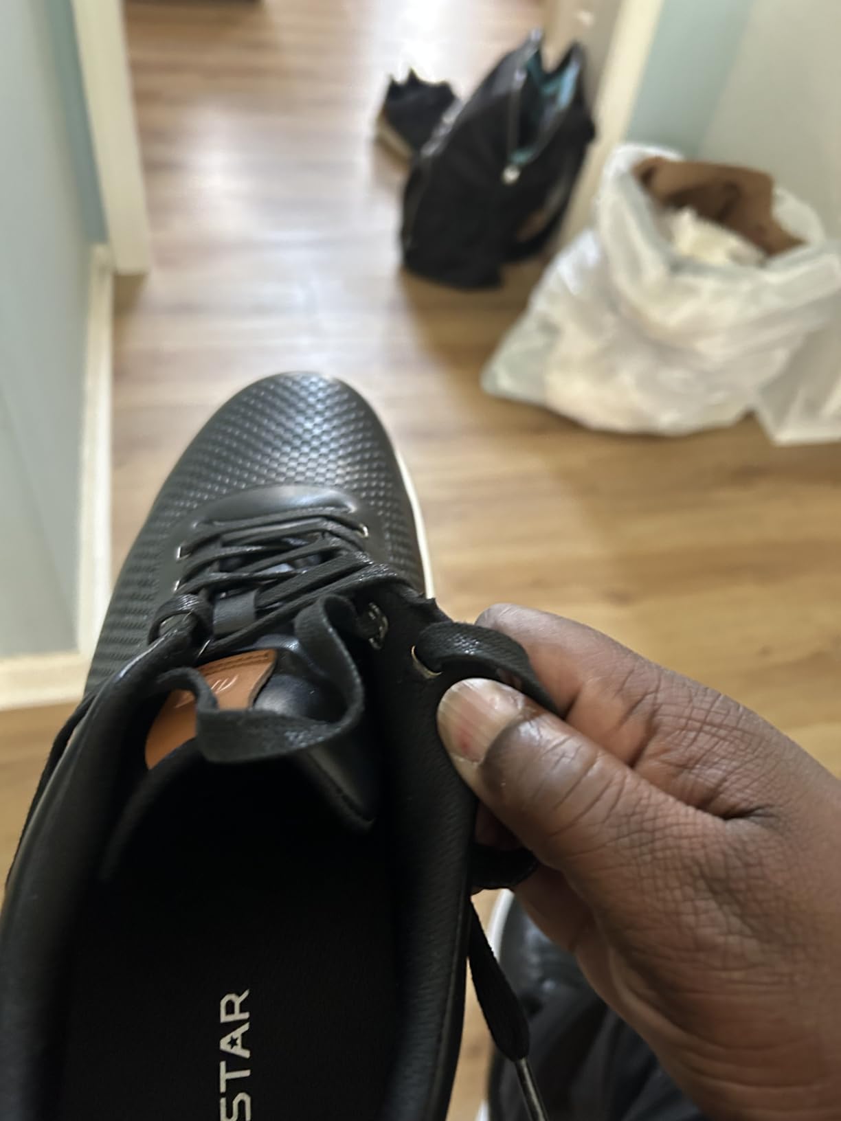 Coostar Mens Casual Dress Shoes with Arch Support Orthopedic Walking Sneakers Comfortable Business Shoe customer photo 2