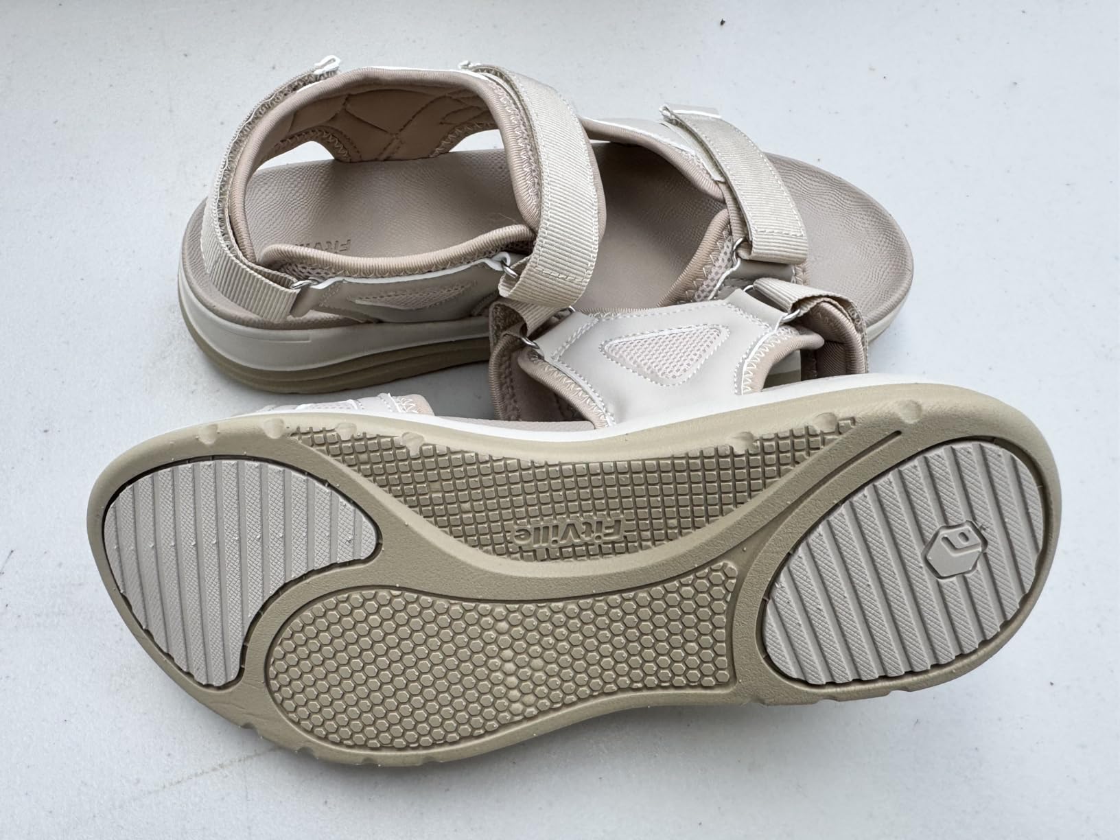 FitVille Wide Orthopedic Women's Sandals Wide Width Walking Sandals for Women Plantar Fasciitis & Swollen Feet with Adjustable Ankle Strap customer photo 2