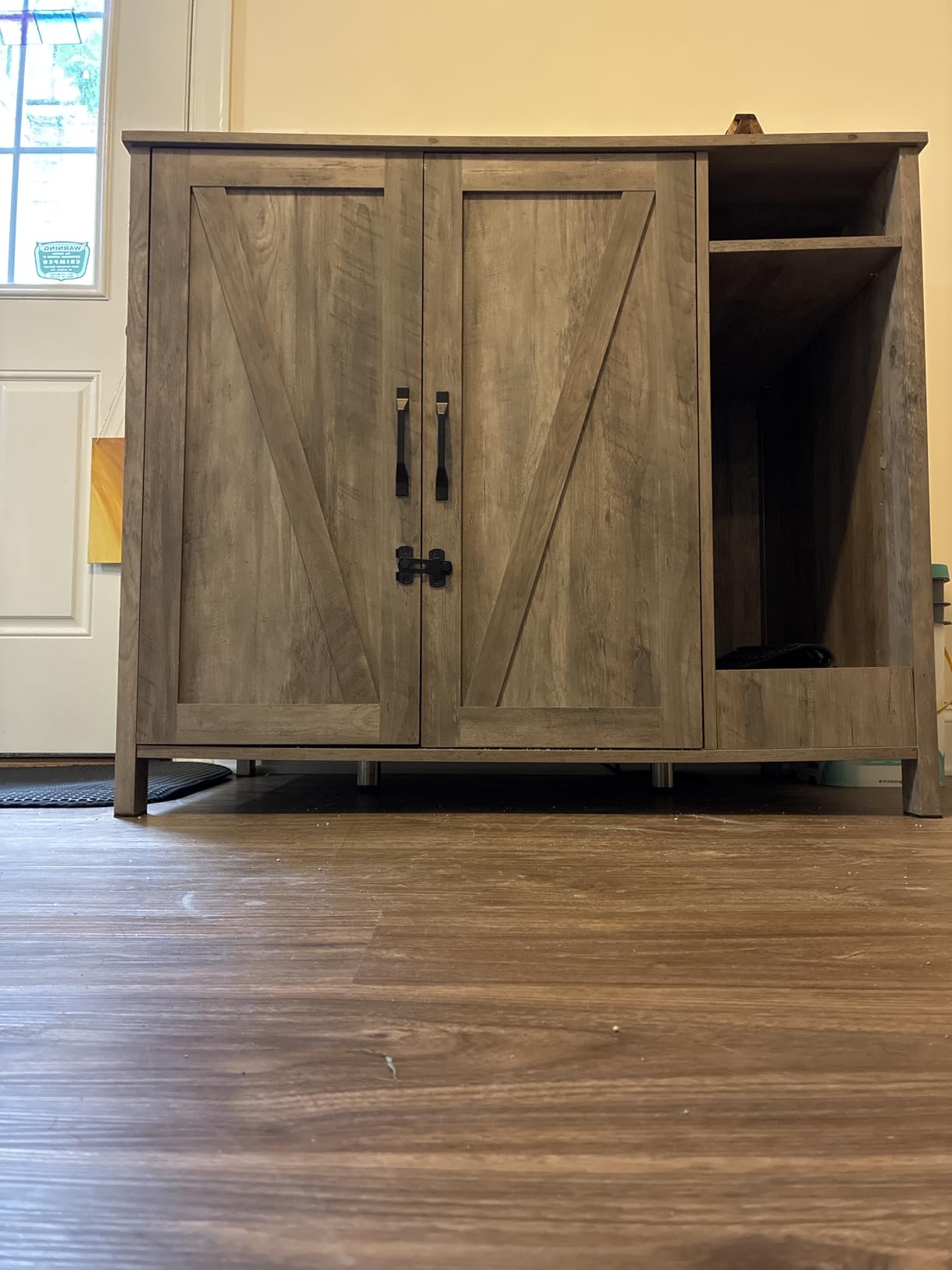 Forest Gravity 42.9'' Large Litter Box Cabinet for Self-Cleaning Litter Box customer photo 1