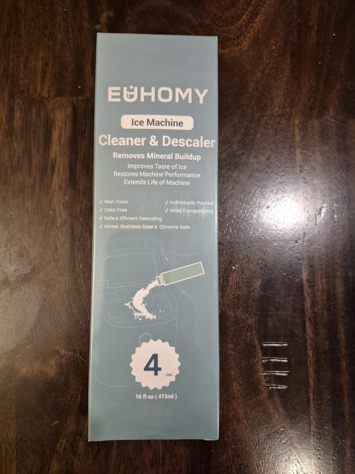 EUHOMY Nugget Ice Maker Machine, 80lbs/24H, Stainless Steel, 9.25lbs Bin customer photo 1