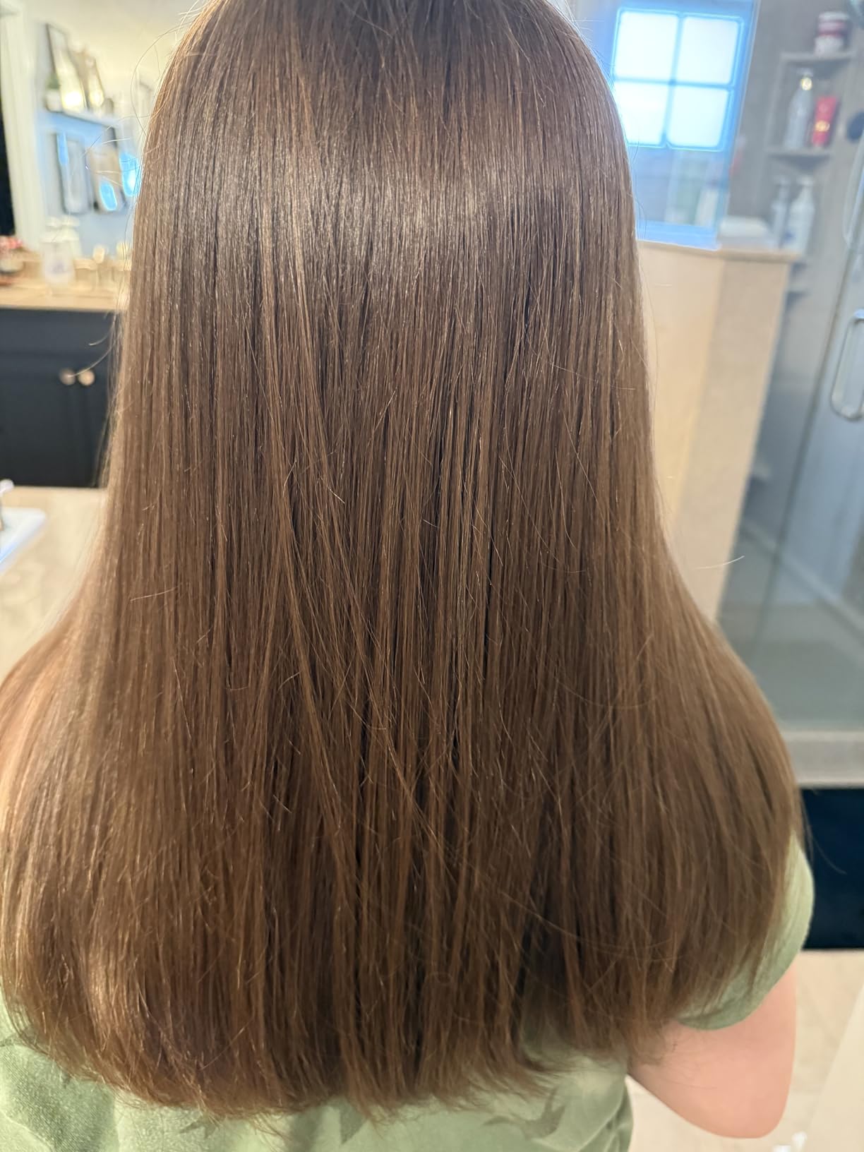Terviiix Flat Iron Hair Straightener, Cover More Hair in One Pass, 1.75 in | 2x Faster Styling for Thick Coarse Curly Hair, 4.7 inch Long 3D Floating Plates, Salon 450°F, Ionic & Ceramic, Less Damage customer photo 2