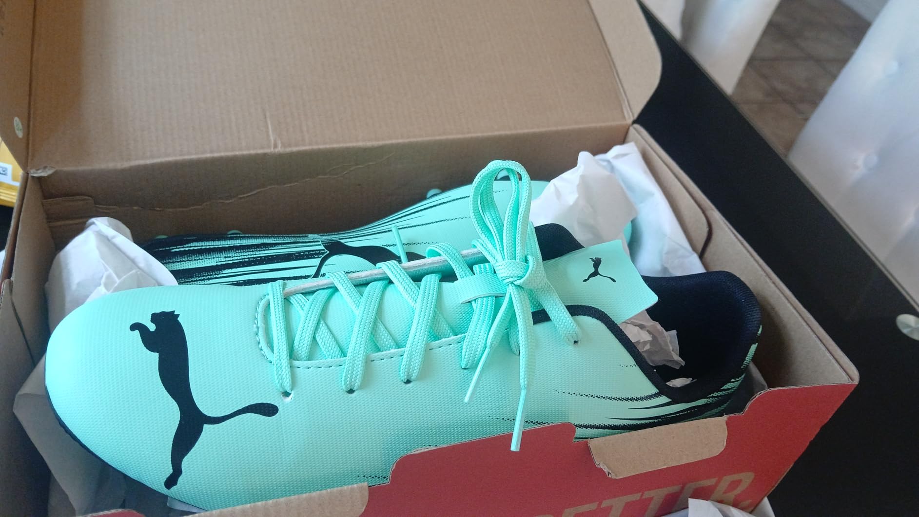 Puma Mens Attacanto Firm, Artificial Ground Soccer Cleat customer photo 1