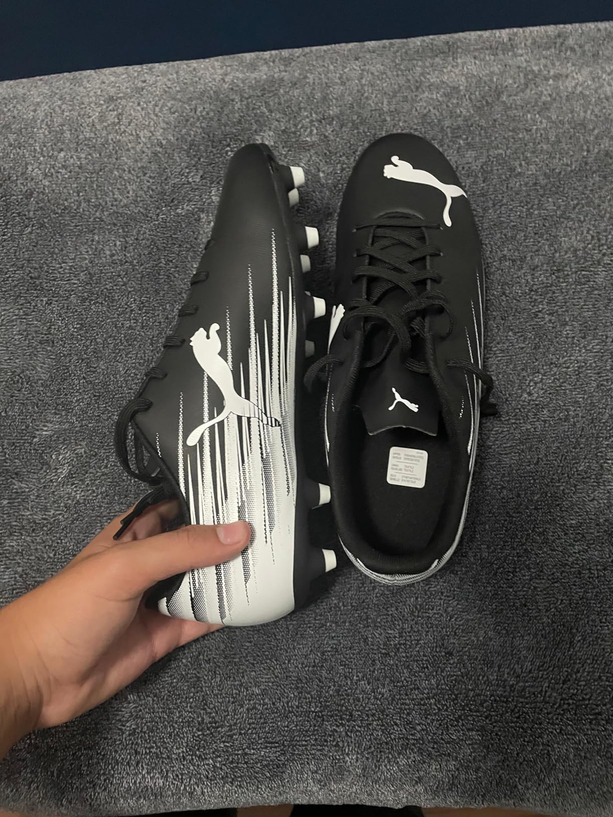 Puma Mens Attacanto Firm, Artificial Ground Soccer Cleat customer photo 2