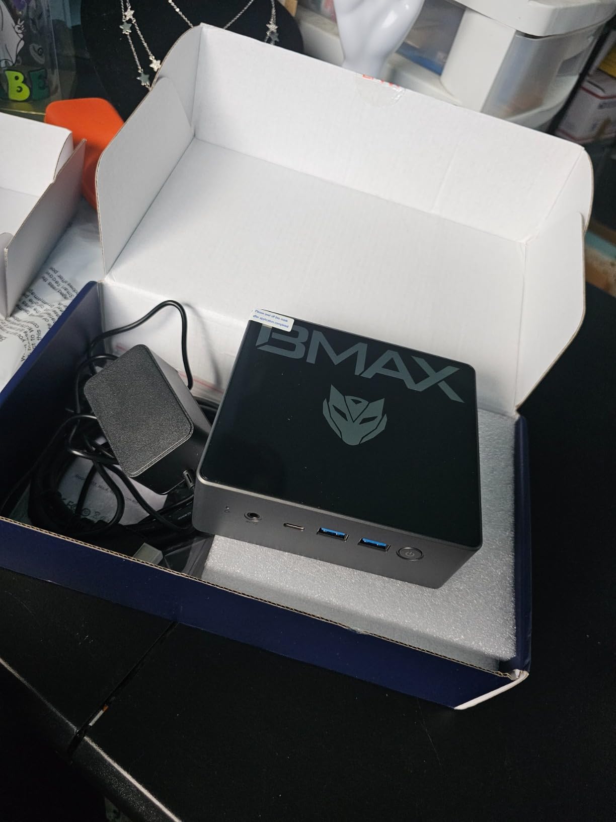 Bmax Mini PC B4 Ultra, Intel N150 (Up to 3.6GHz) 12GB LPDDR5 512GB SSD, Windows 11 Mini Desktop Computer, Dual 4K HDMI 2.1, WiFi 5, BT 5.0, USB-C – Small PC for Streaming, HTPC & Digital Signage customer photo 1