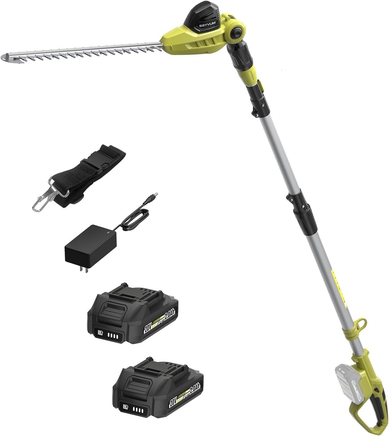 SEYVUM 20V Cordless Pole Hedge Trimmer, Bush & Shrub Cutter, 20-Inch Blade customer photo 1