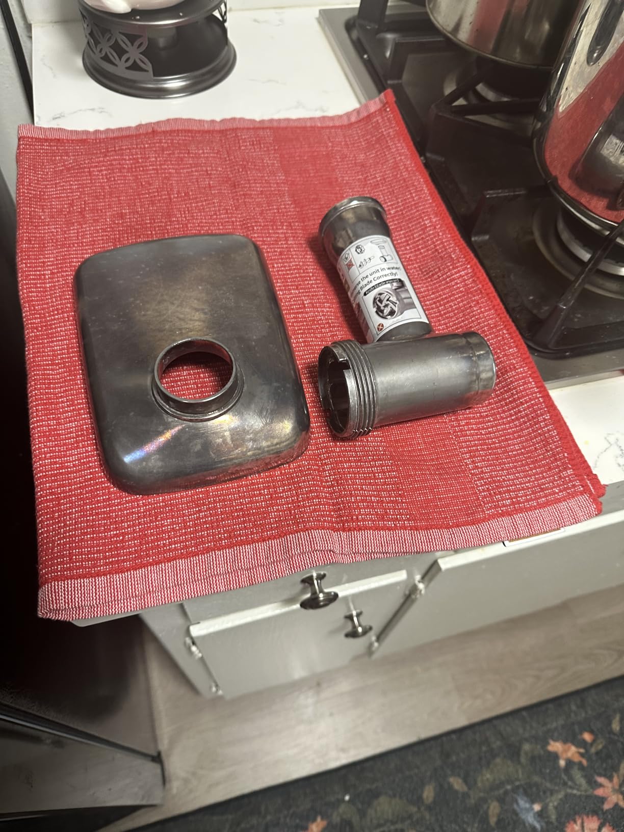 2026 Upgrade Quiet Meat Grinder Electric 3000W Max DC Motor, Auto-Reverse, 3 Speed, Sausage & Kibbe Maker for Home Use customer photo 2
