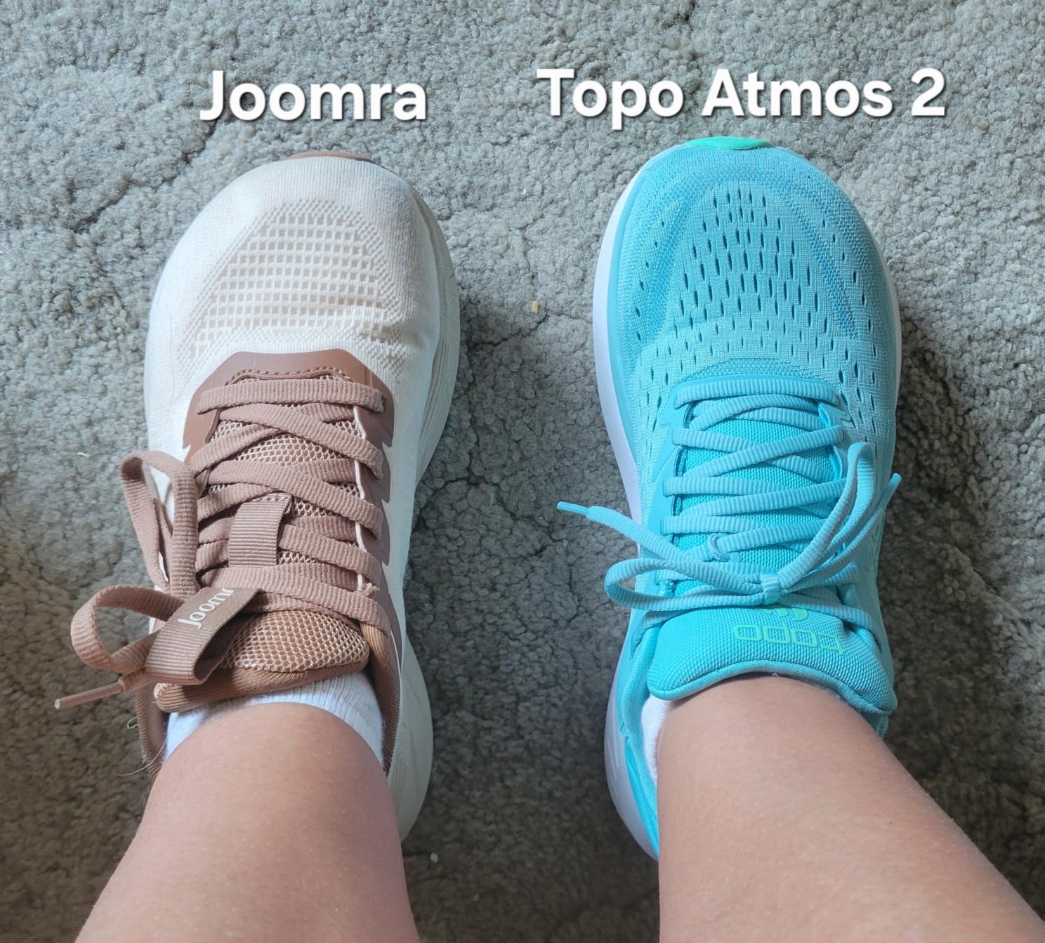 Women's Wide Toe Box Shoes Thick Cushioned Sole Running Sneakers customer photo 1